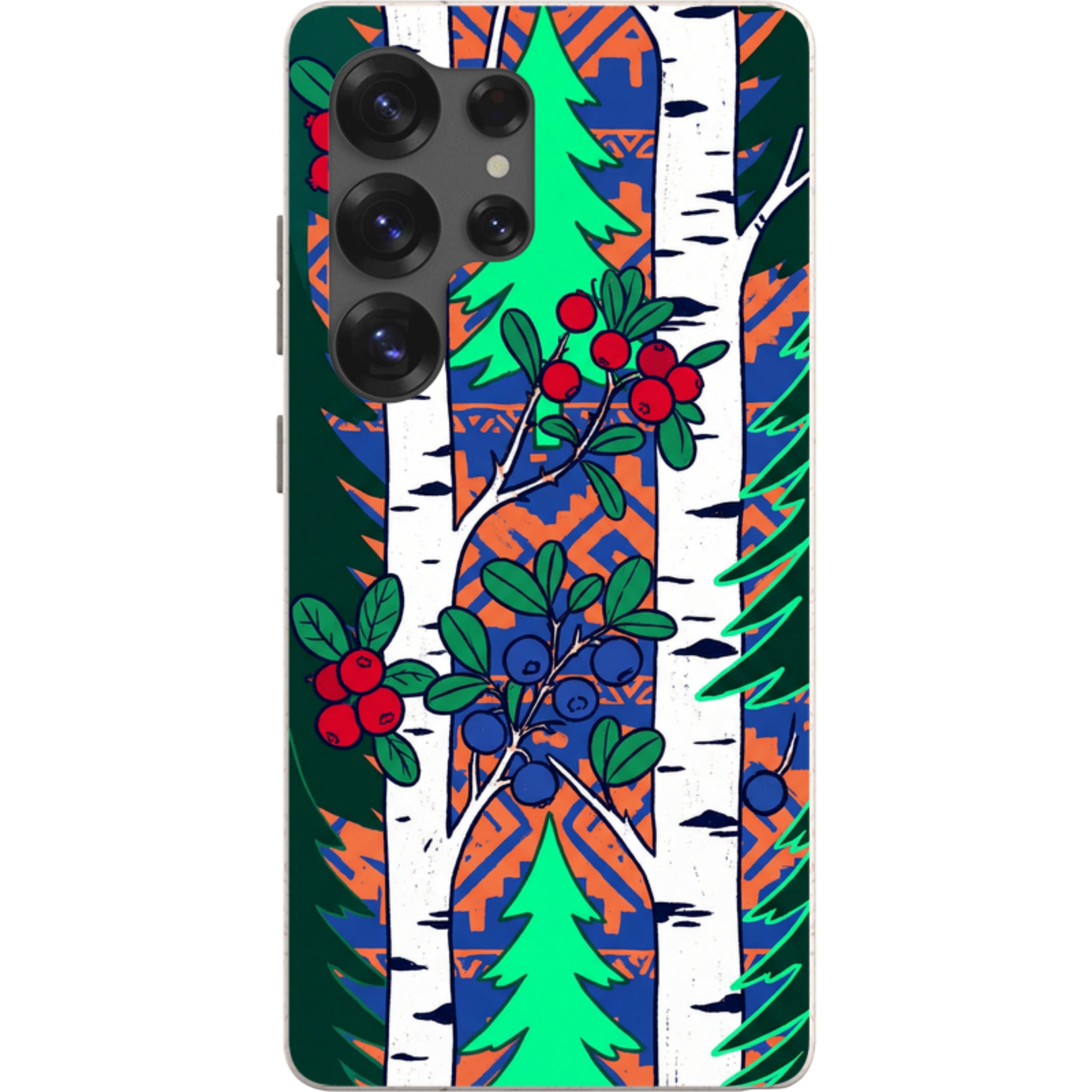 Nordic Forest by Aino Kallio — Samsung Galaxy Bio-degradable Case — Finnaij