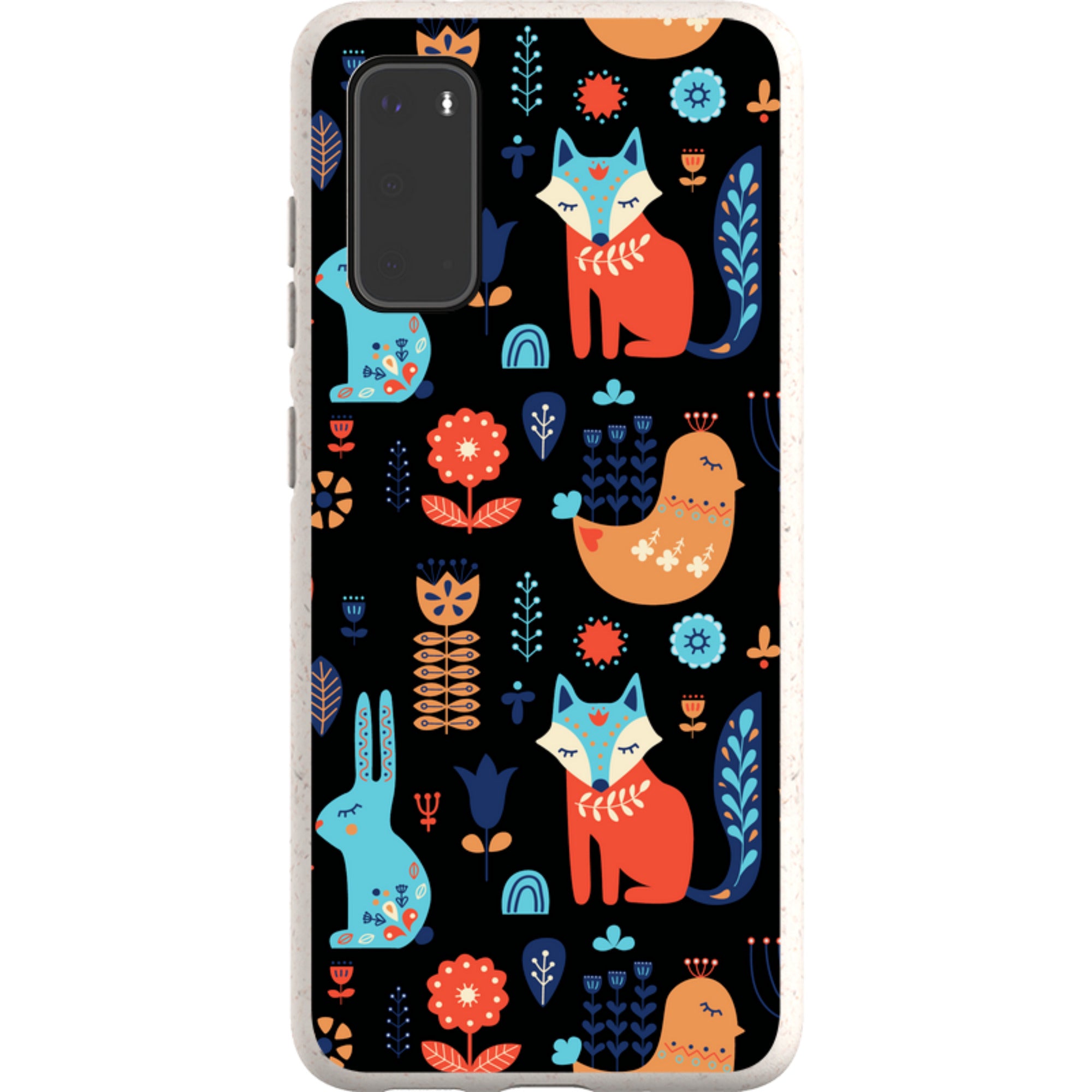 Nordic Ornament Black — Samsung Galaxy Bio-degradable Case — Finnaij