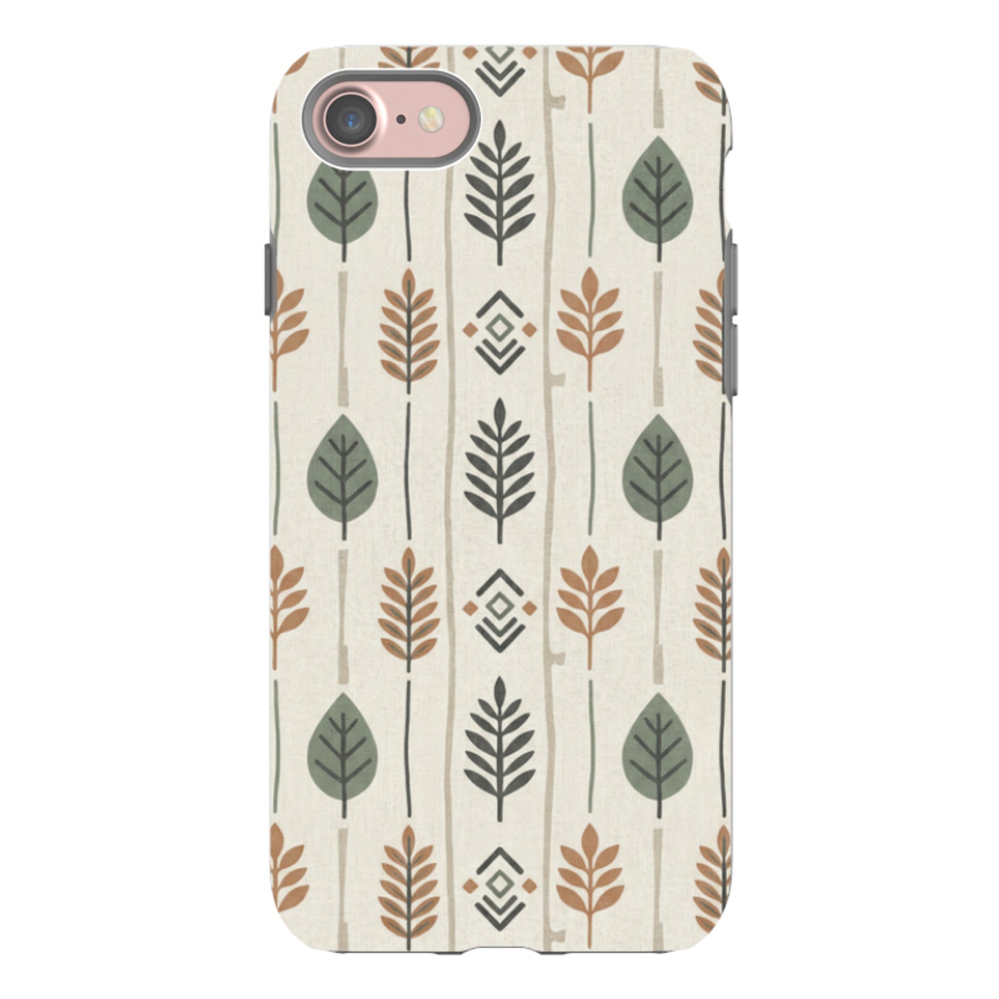 Birch and Linen Pattern by Elsi Vaarala — Apple iPhone Tough Case — Finnaij