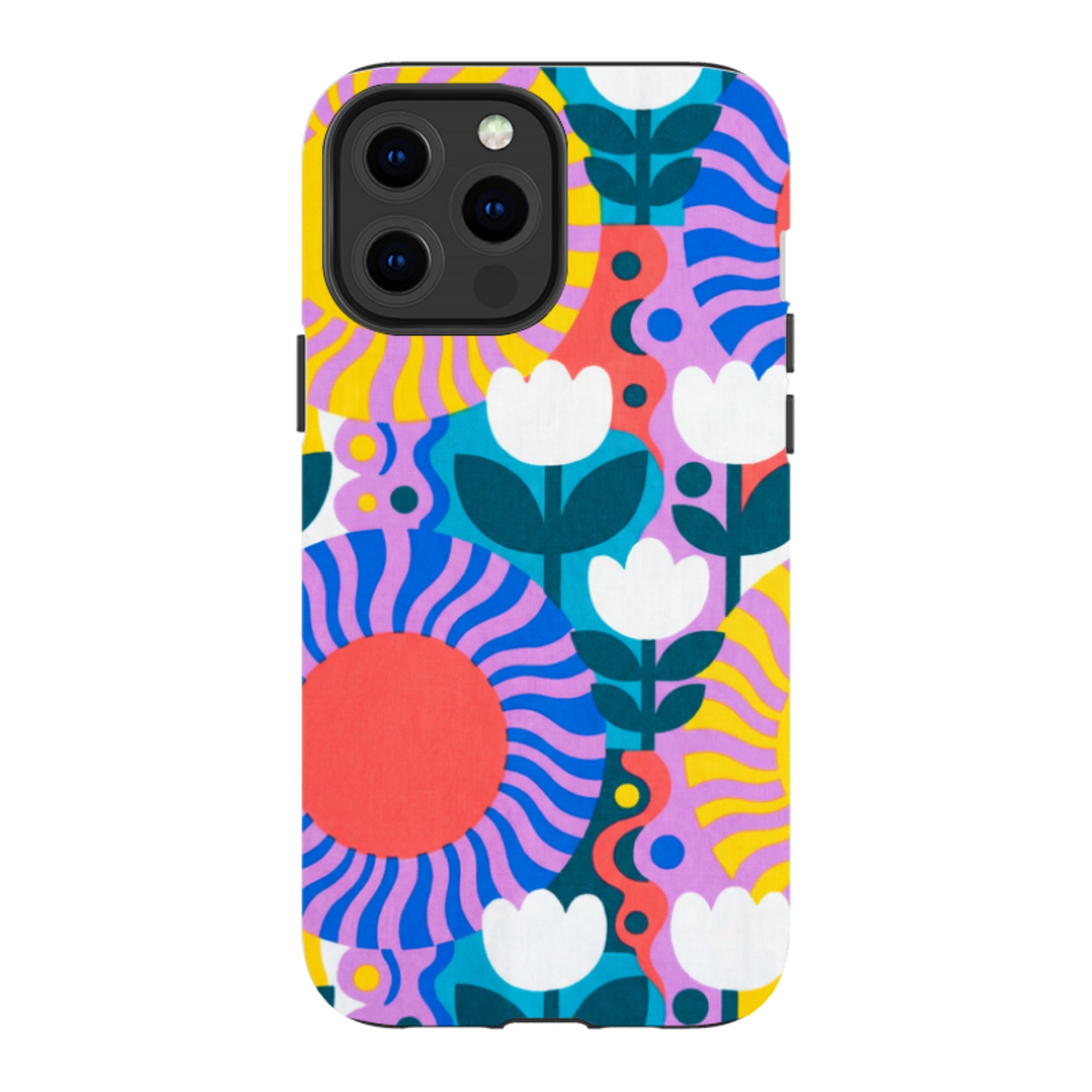 Midnight Sun Mod Bloom by Salla Niemi - iPhone Tough Case