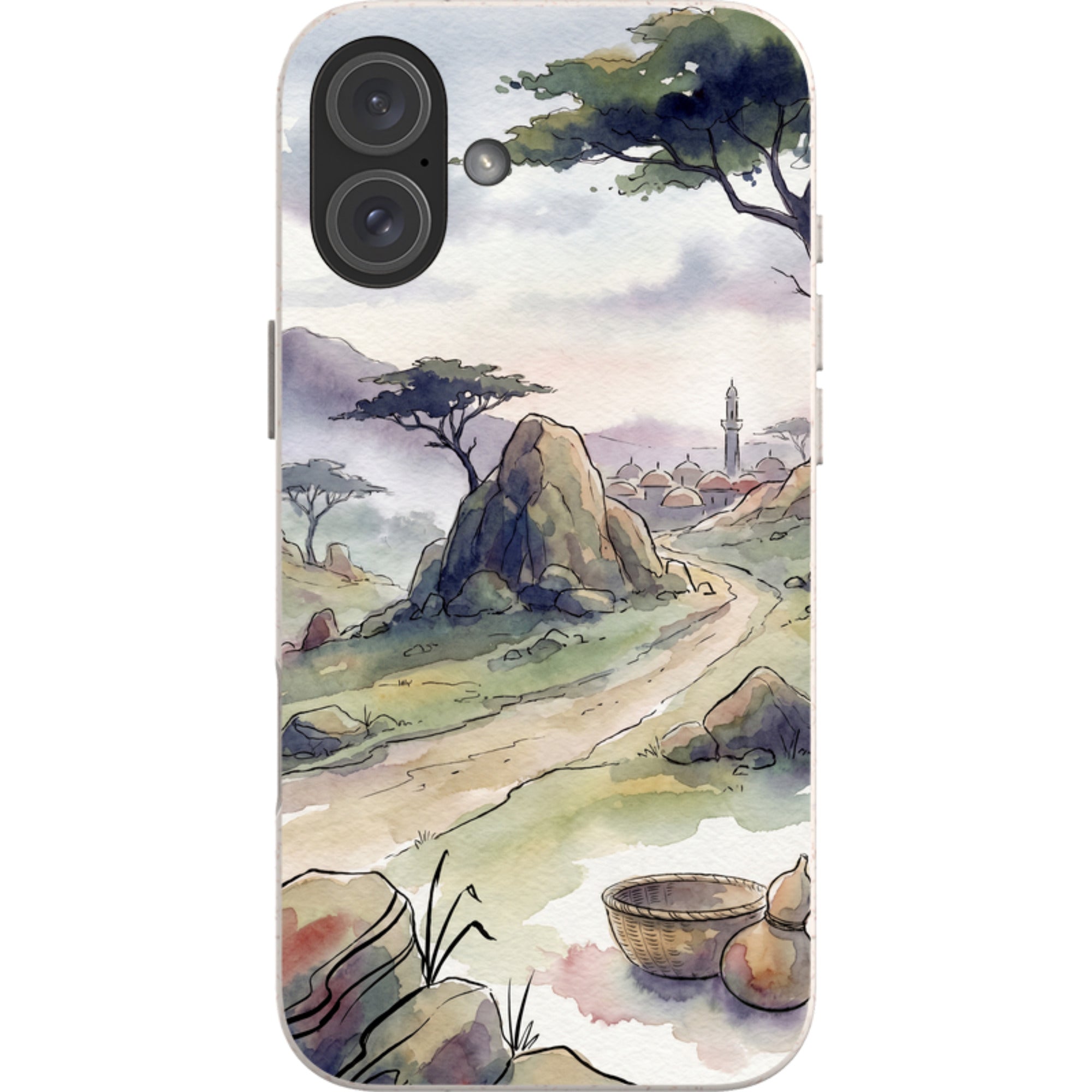 Jos Plateau Cool Light by Tobi Akinyemi — iPhone 16 Plus iPhone Bio-degradable Case — Finnaij