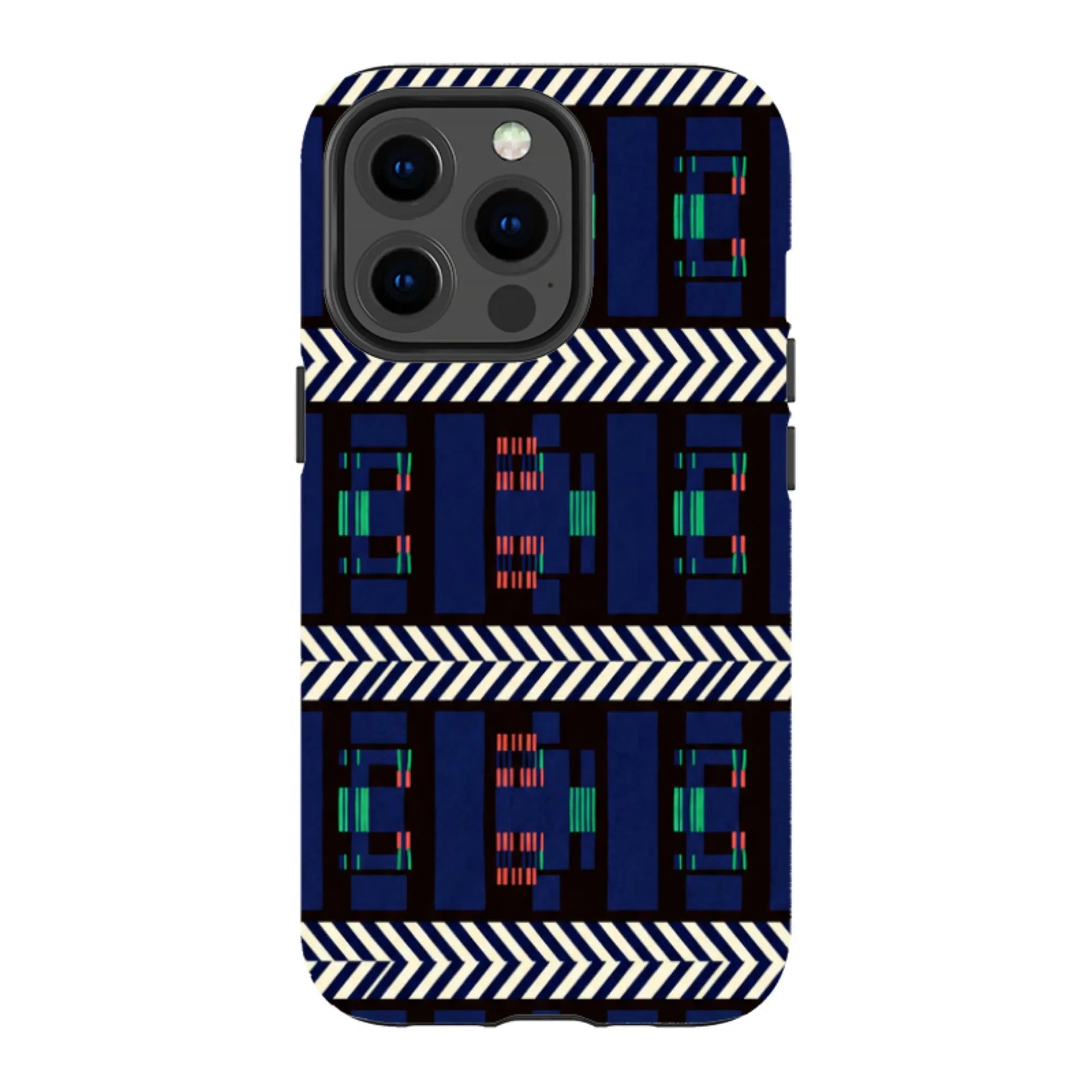 Midnight Aso-Oke by Ada Okoye — iPhone 13 Pro MagSafe Tough Case — Finnaij