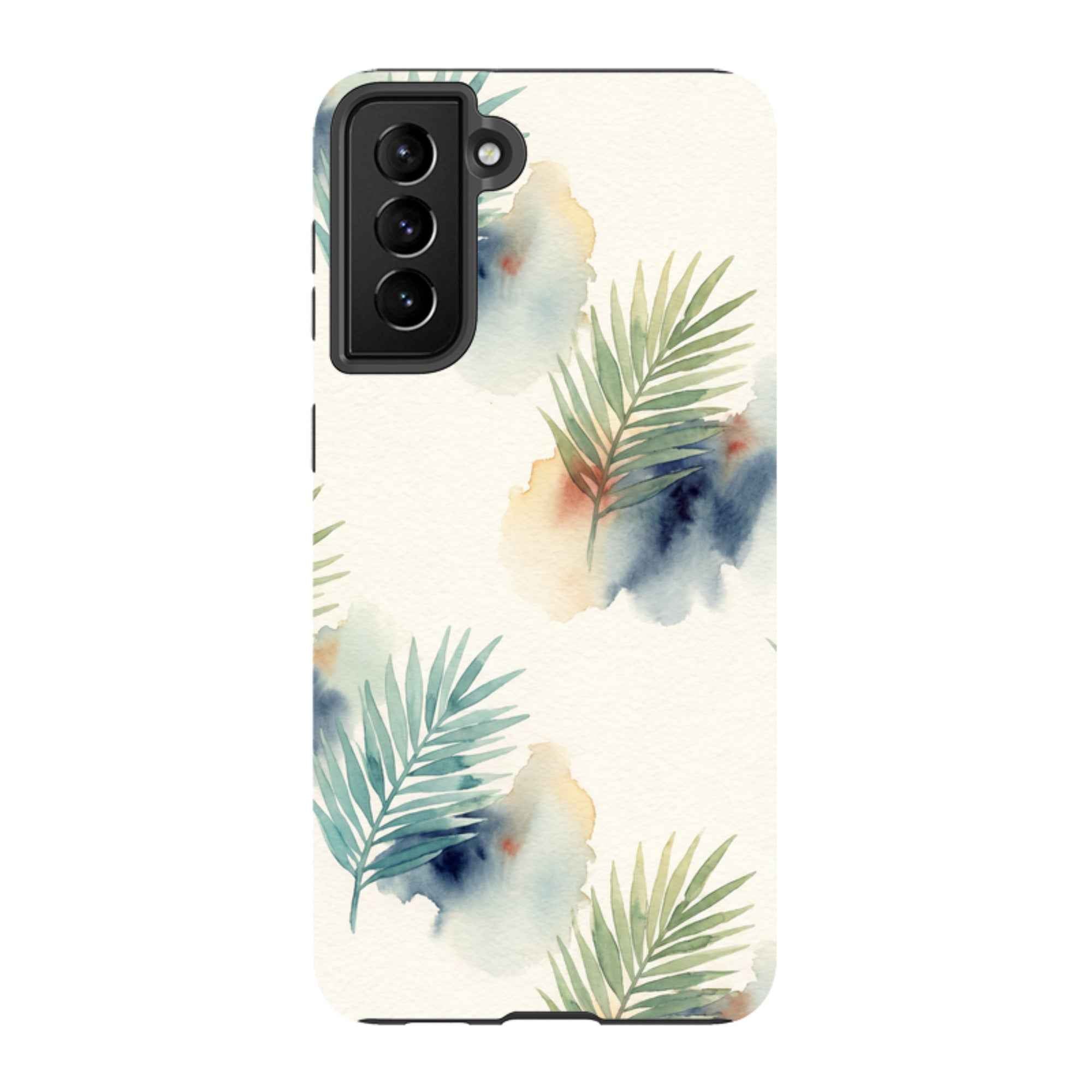 Palm Frond Breeze Pattern by Tobi Akinyemi - Samsung Tough Case