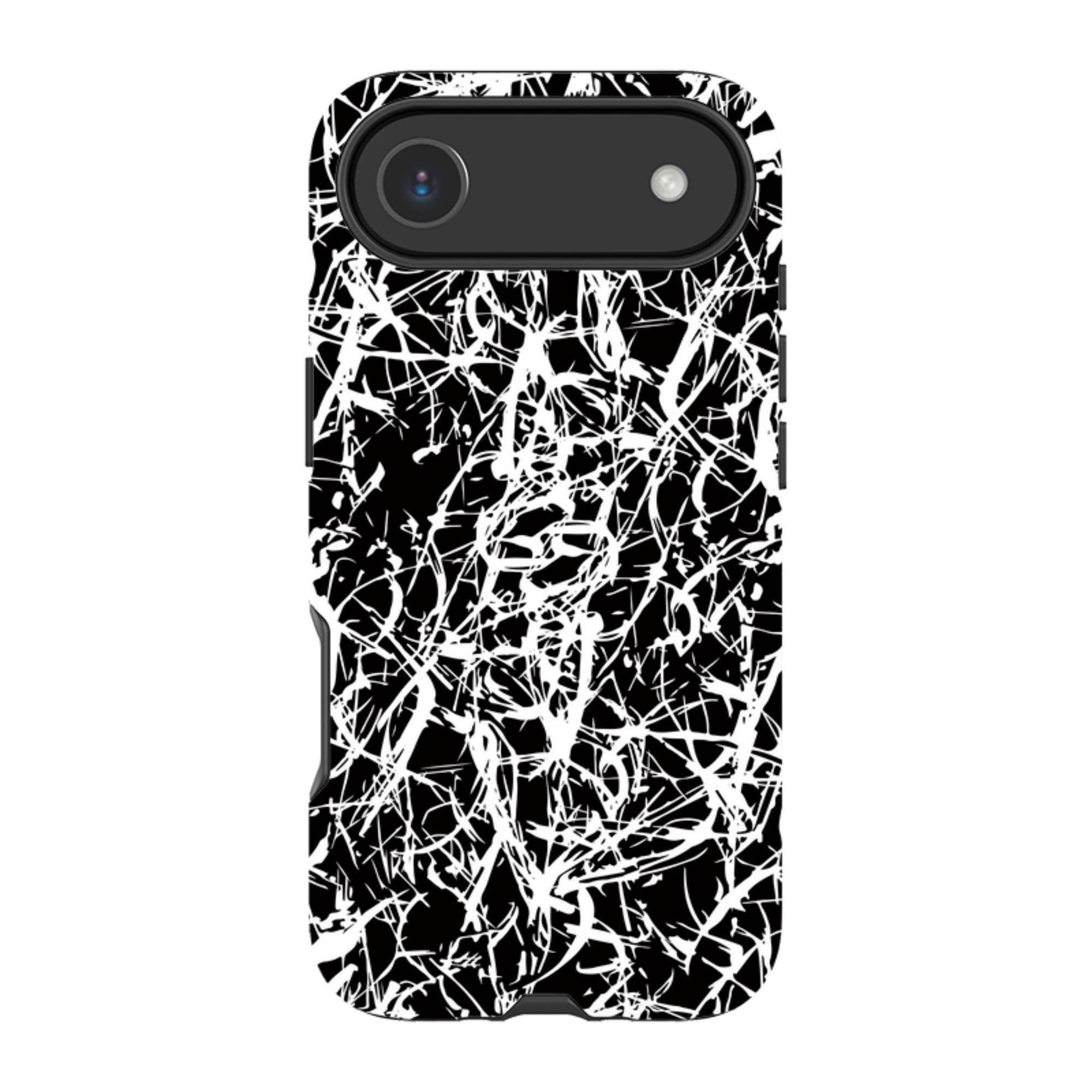 Black-White Grunge — Apple iPhone Tough Case — Finnaij