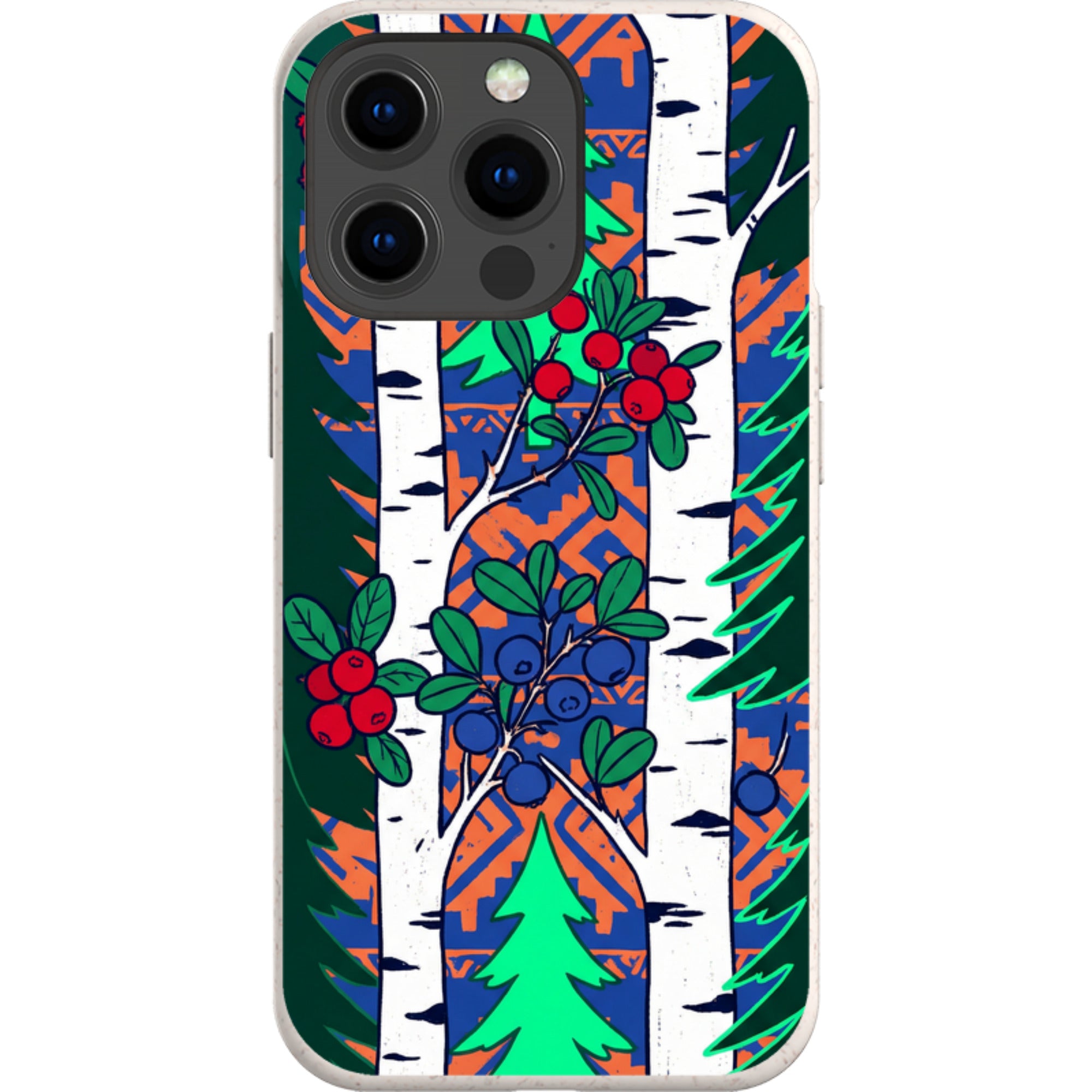 Nordic Forest by Aino Kallio — iPhone 13 Pro iPhone Bio-degradable Case — Finnaij