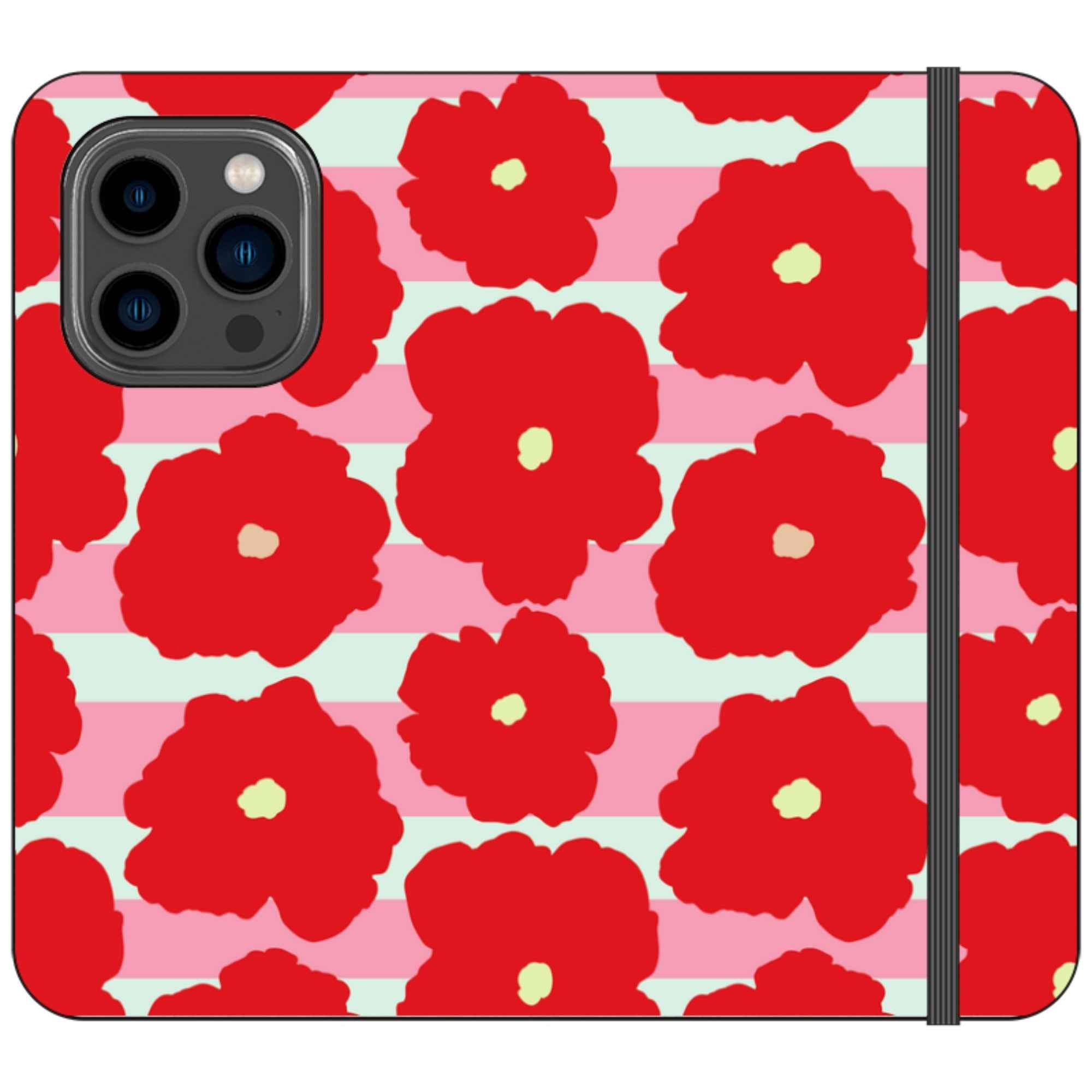 Bold Floral — iPhone 14 Pro Wallet Case — Finnaij