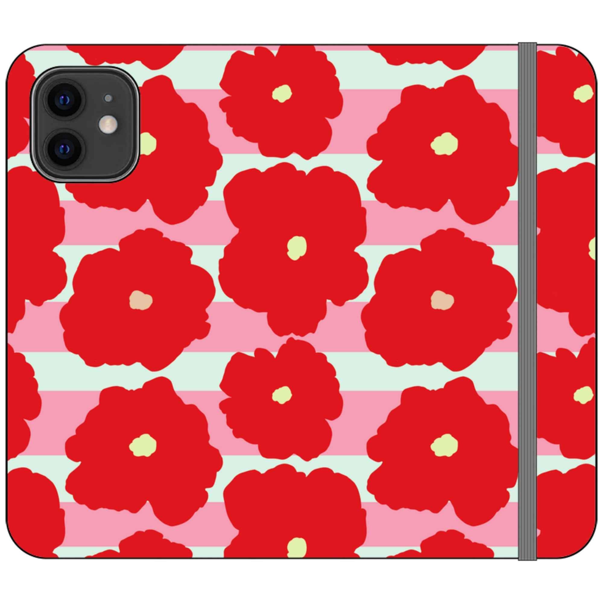 Bold Floral — iPhone 12 Wallet Case — Finnaij