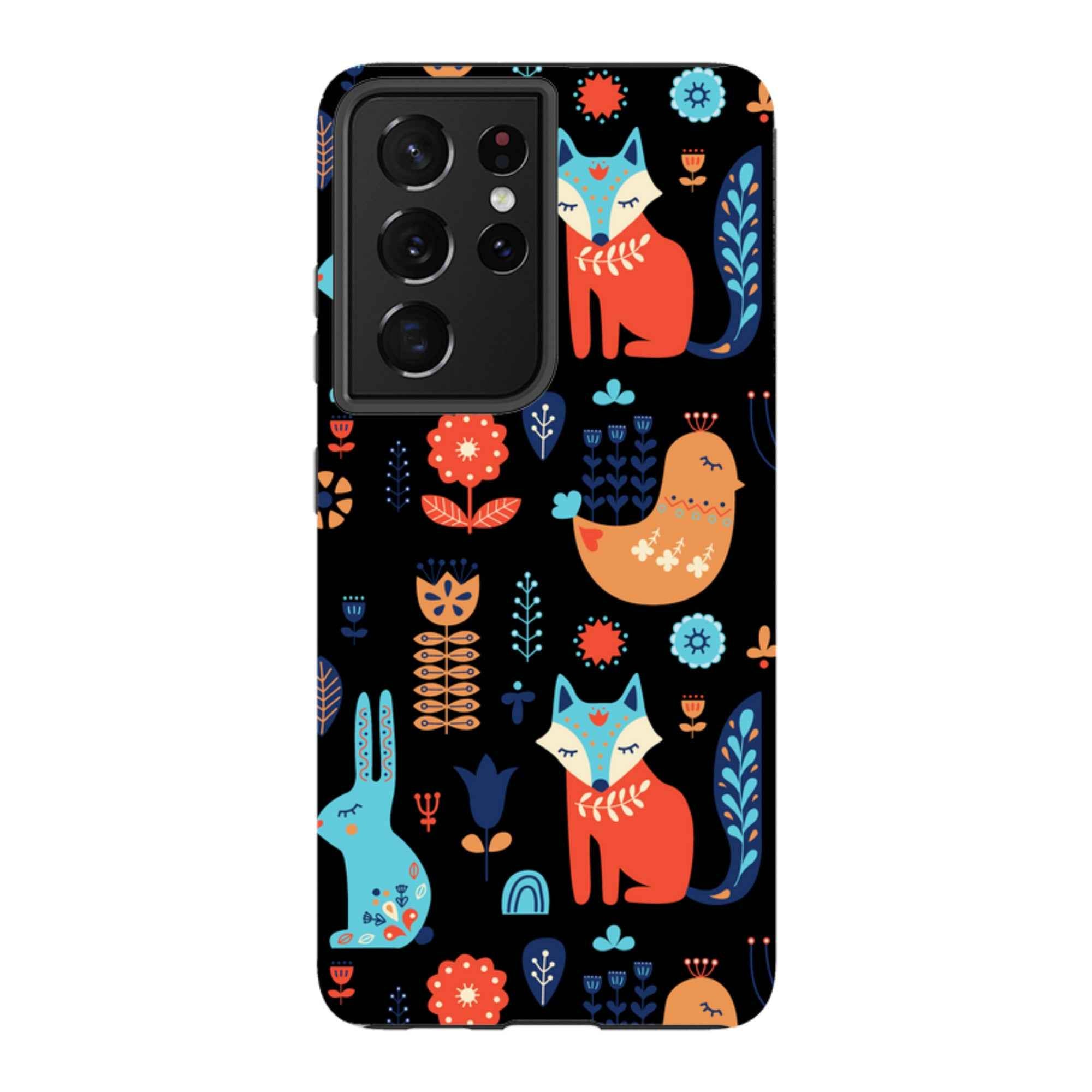 Nordic Ornament Black — Samsung Galaxy Tough Case — Finnaij