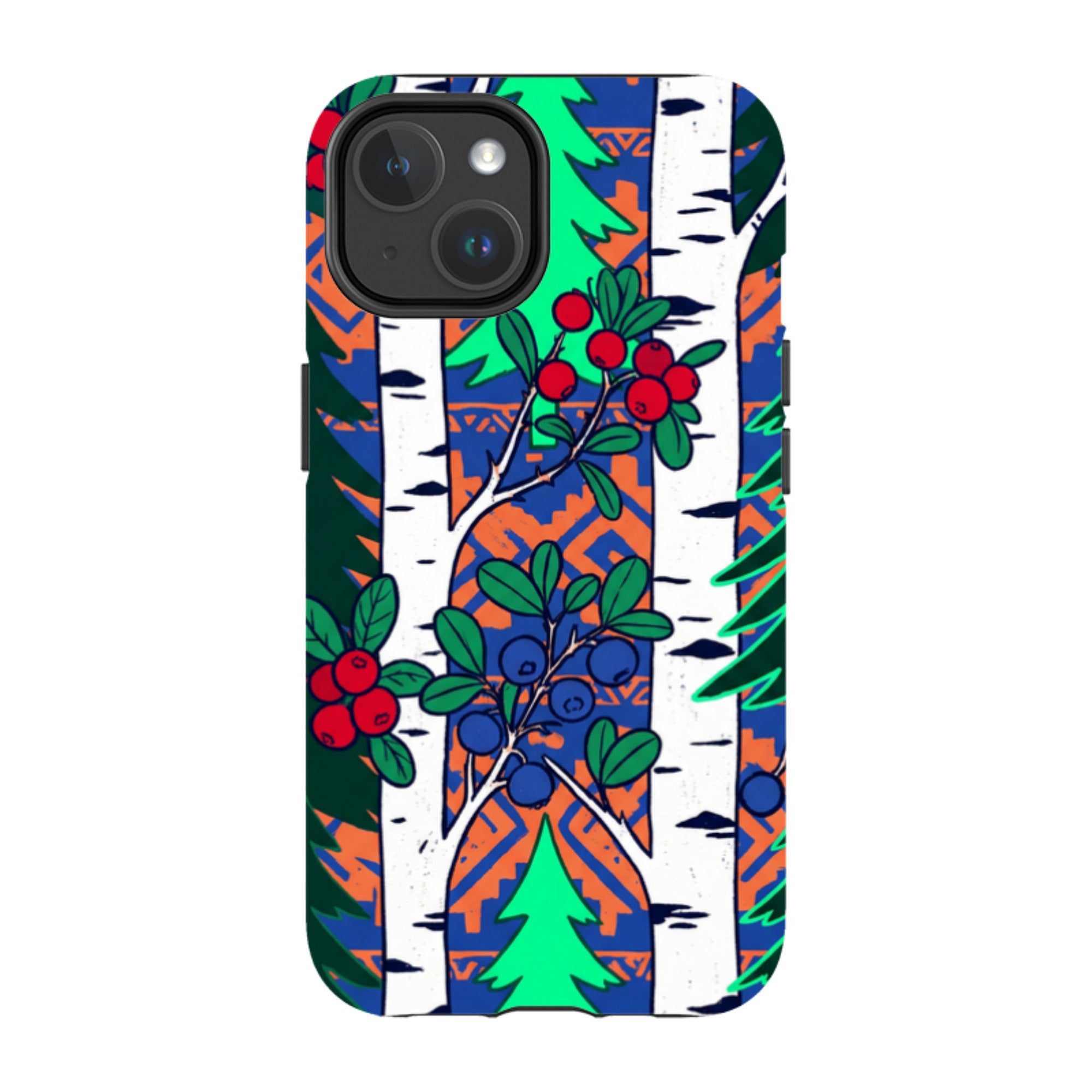 Nordic Forest by Aino Kallio — iPhone 14 Magsafe Tough Case — Finnaij