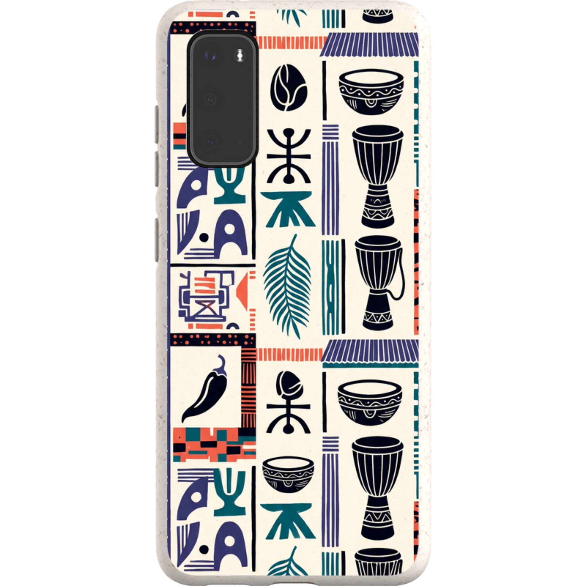 Market Day Icons by Ada Okoye — Galaxy Bio-degradable Case for Samsung Galaxy — Finnaij