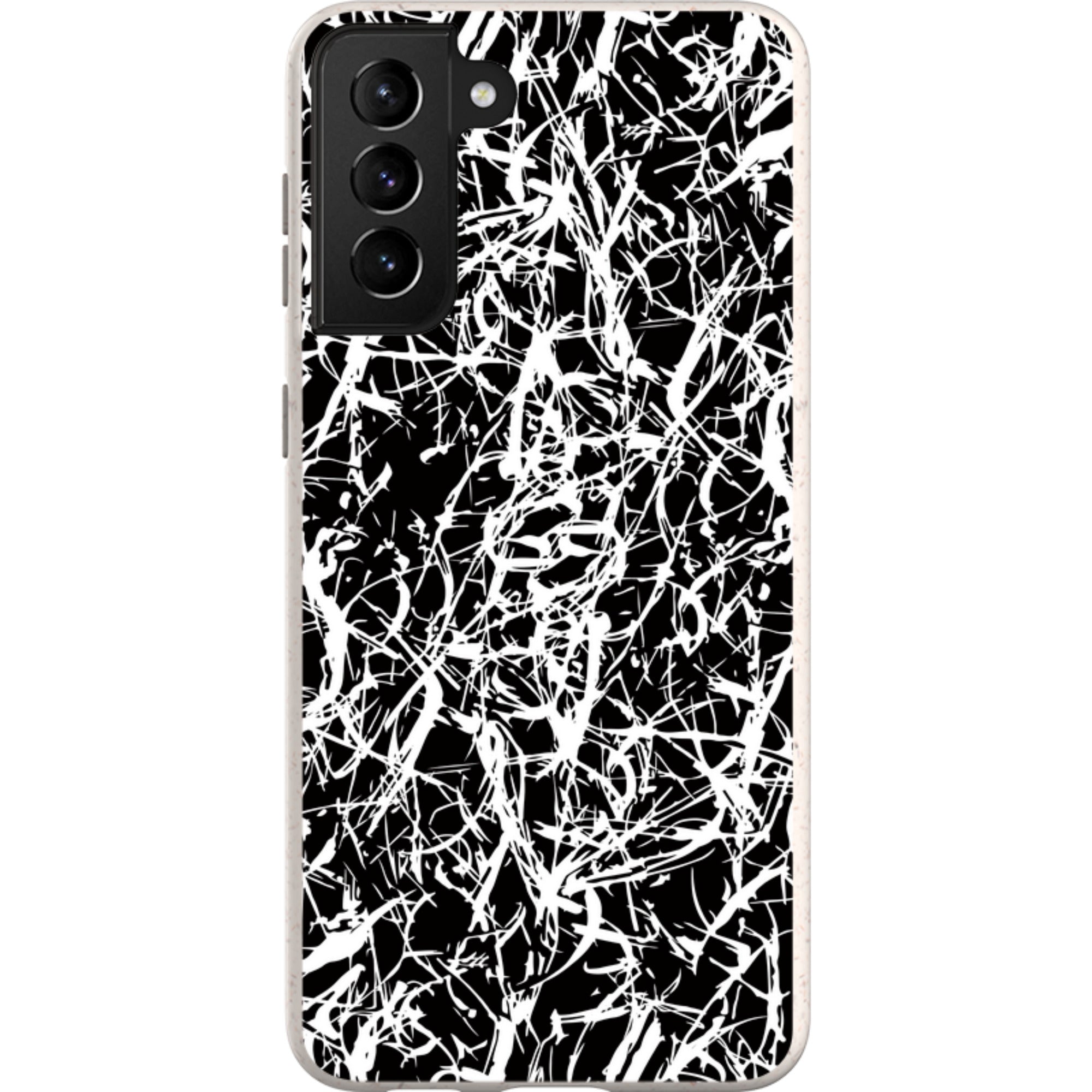 Black-White Grunge — Samsung Galaxy Bio-degradable Case — Finnaij