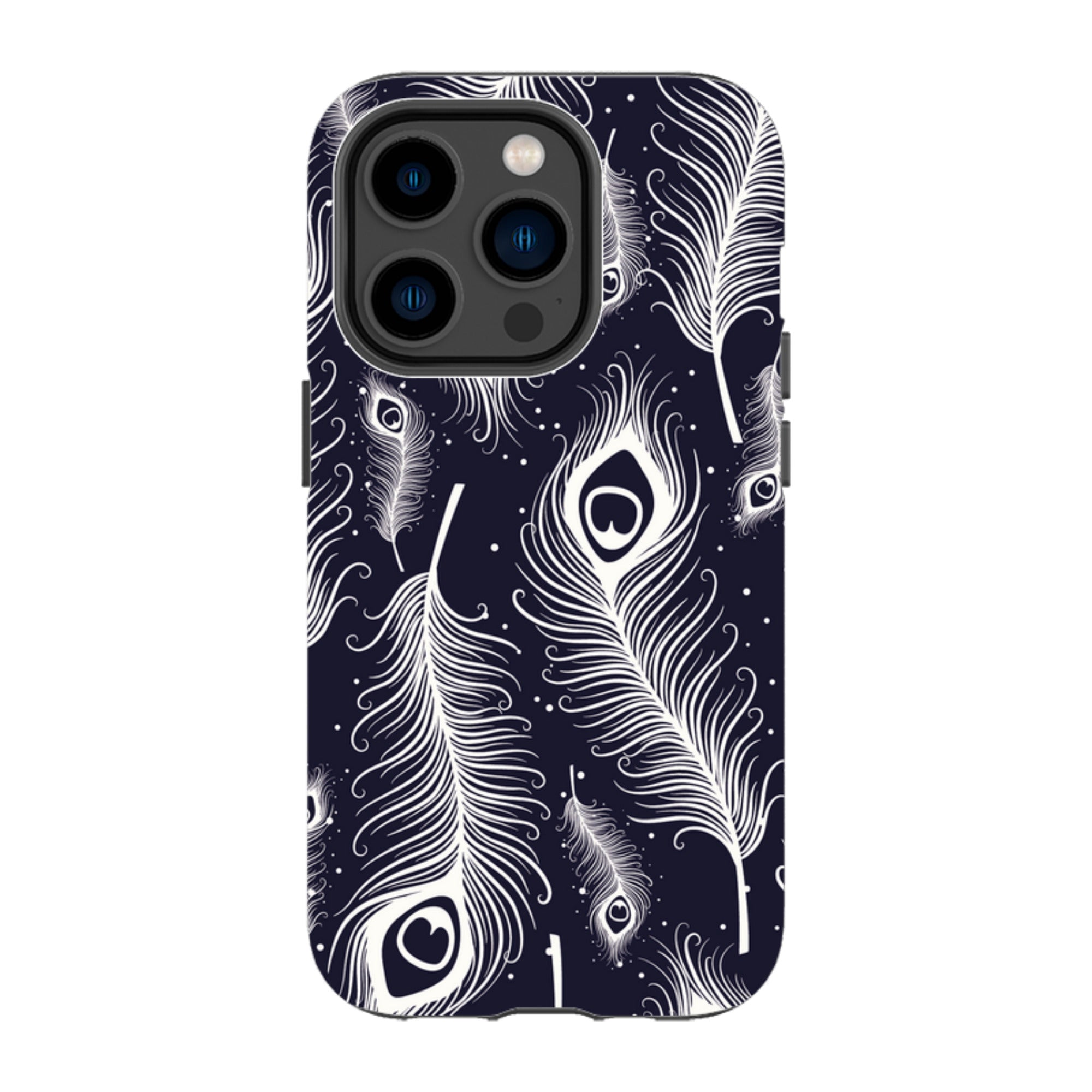 Feathers in Bloom — Apple iPhone Tough Case — Finnaij