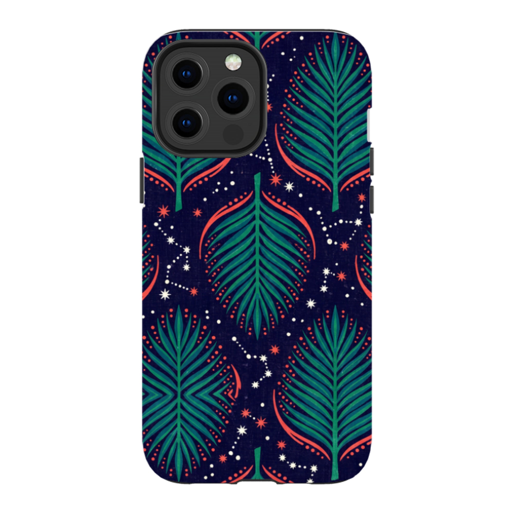 Palm Frond Constellations by Ada Okoye - iPhone Tough Case