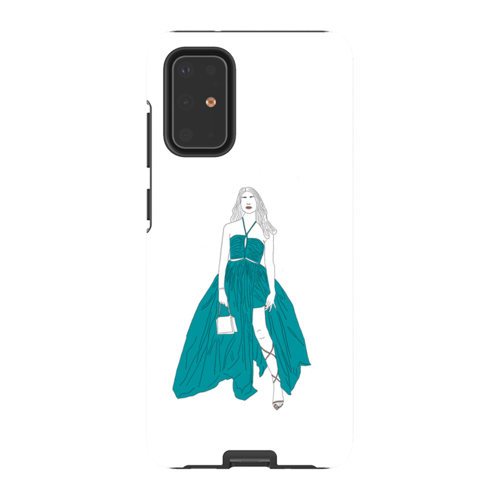 Blue Dress by Keagan Haight - Samsung Tough Case