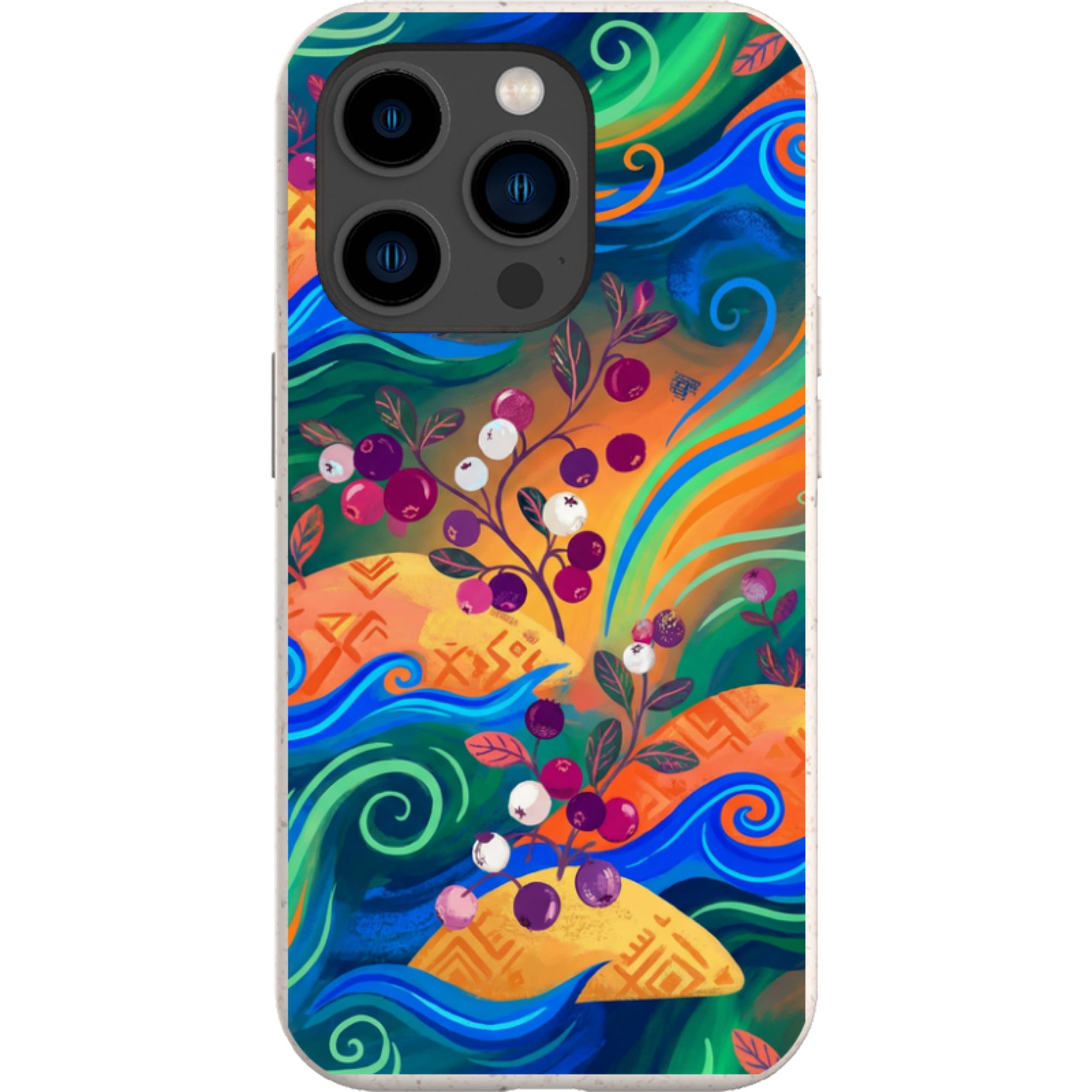 Archipelago Harvest by Aino Kallio — iPhone 14 Pro iPhone Bio-degradable Case — Finnaij