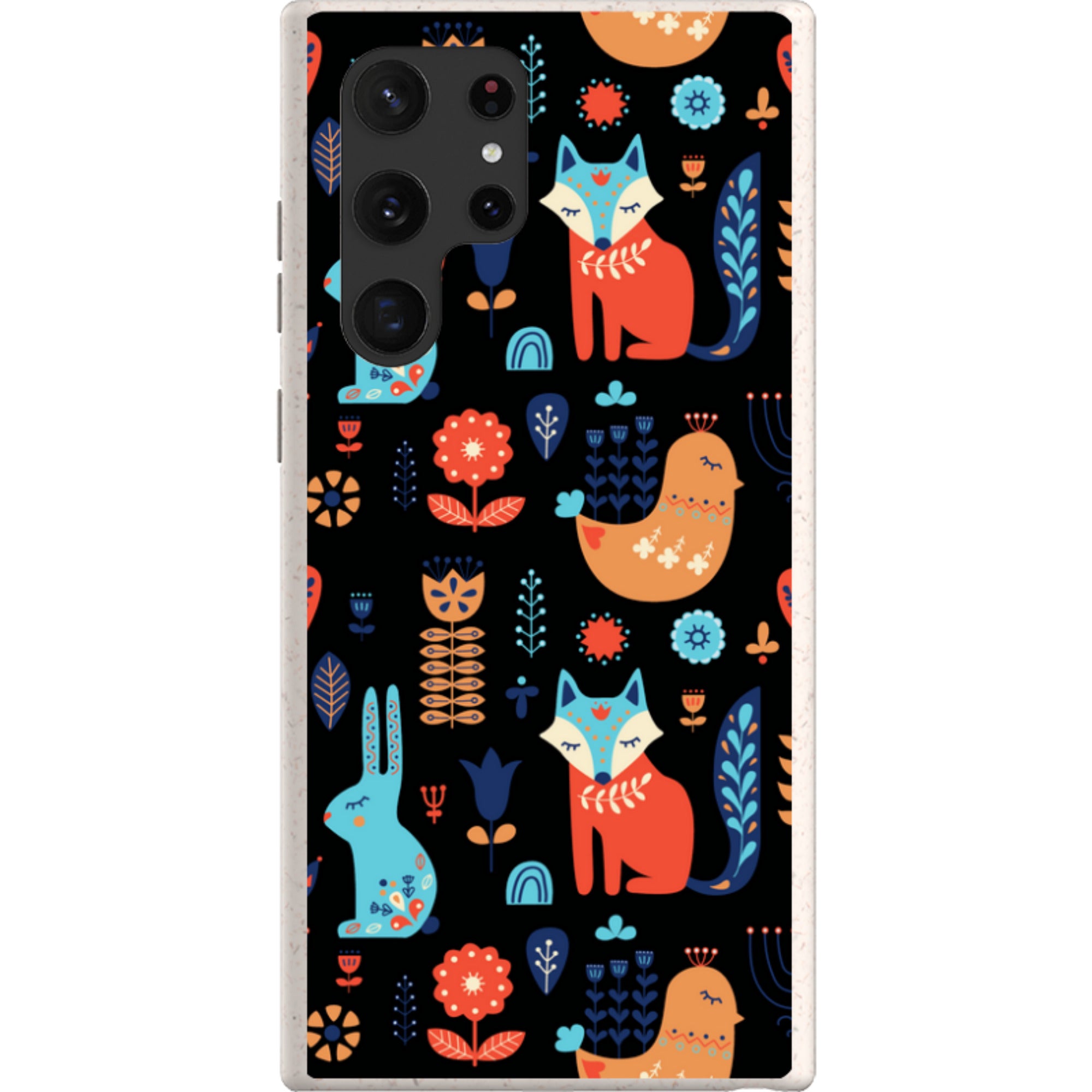 Nordic Ornament Black — Samsung Galaxy Bio-degradable Case — Finnaij