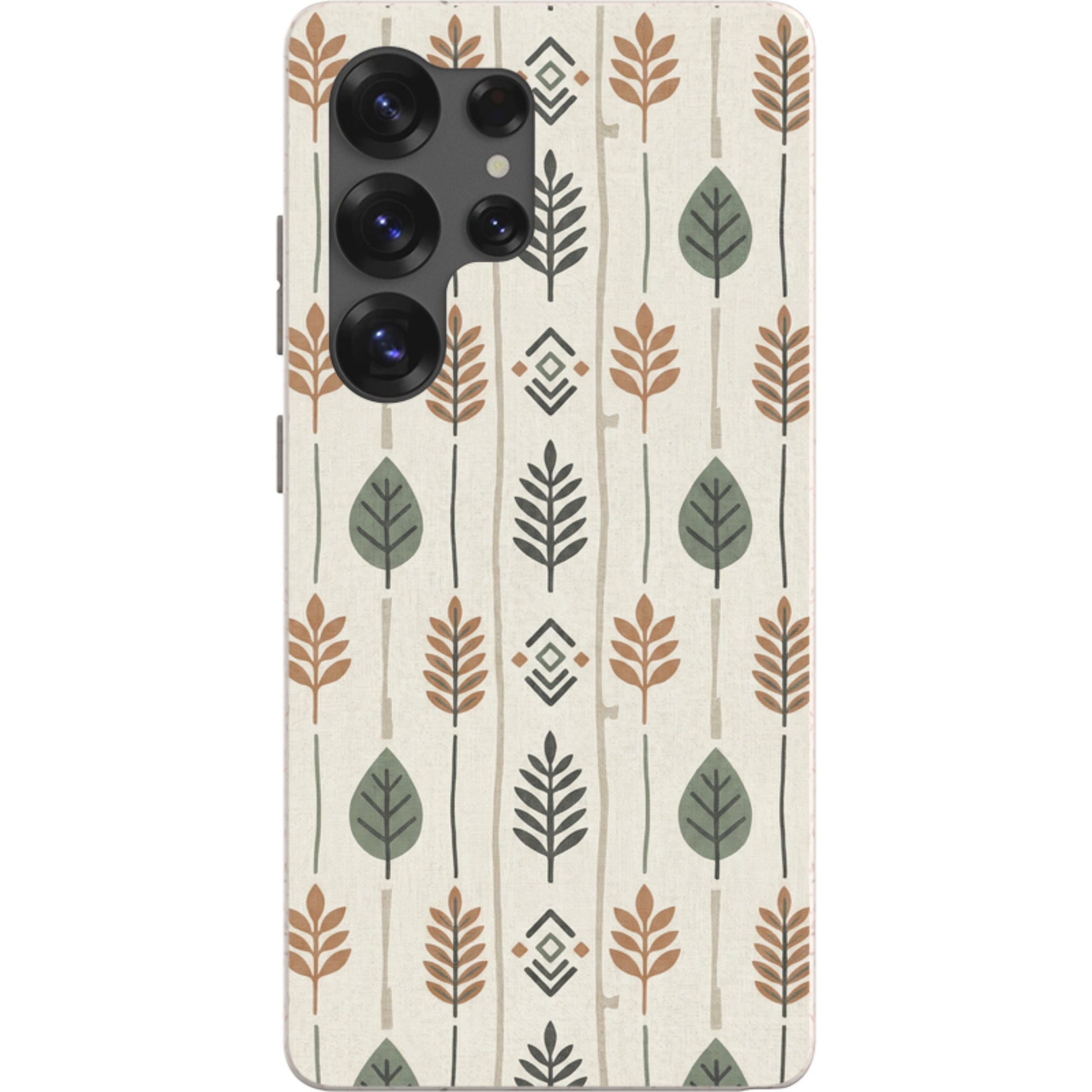 Birch and Linen Pattern by Elsi Vaarala — Samsung Galaxy Bio-degradable Case — Finnaij