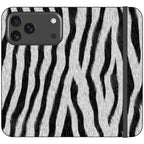 Zebra Groove - Folio Wallet Case - Finnaij