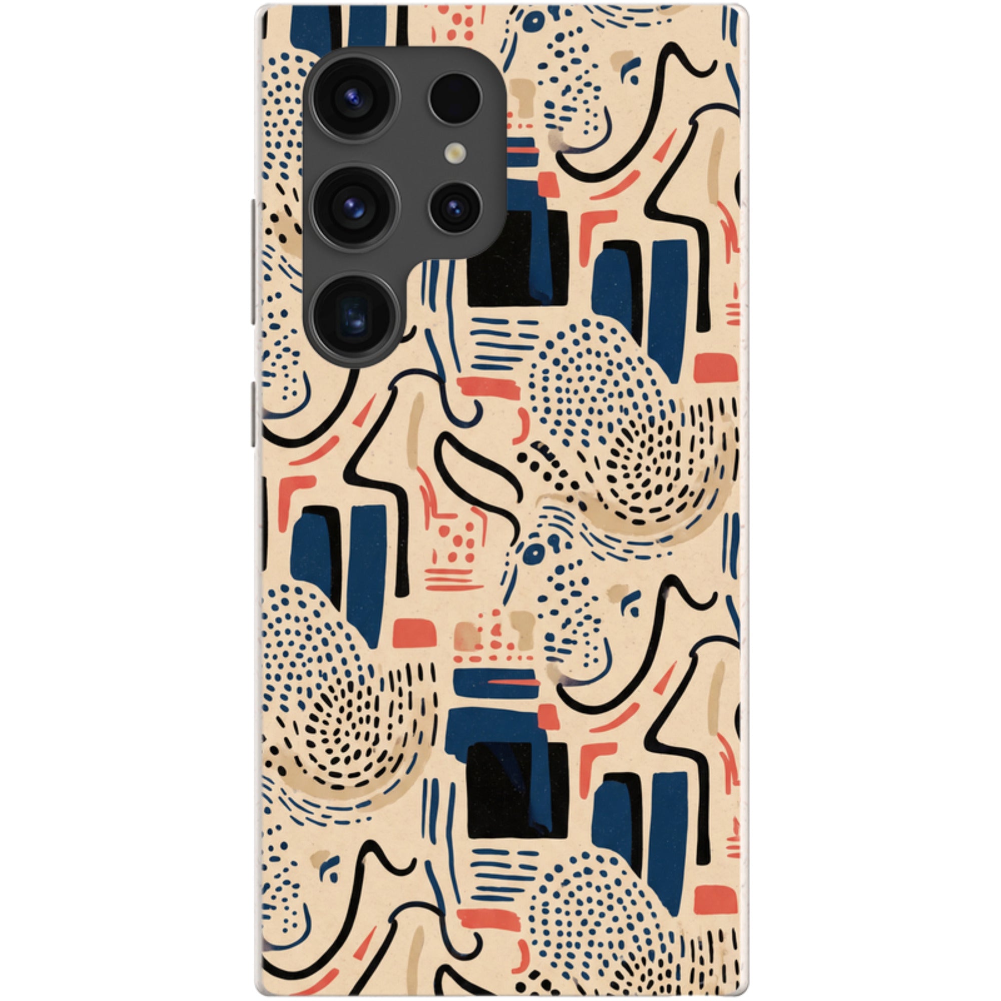 Sandstone Adire by Ada Okoye — Galaxy Bio-degradable Case for Samsung Galaxy — Finnaij