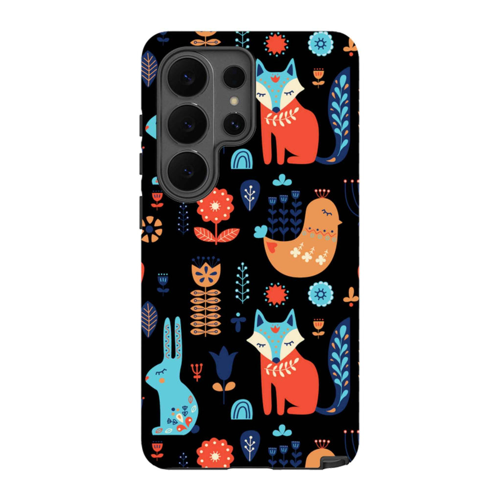 Nordic Ornament Black Tough Case for Samsung Galaxy — View 9 — Finnaij