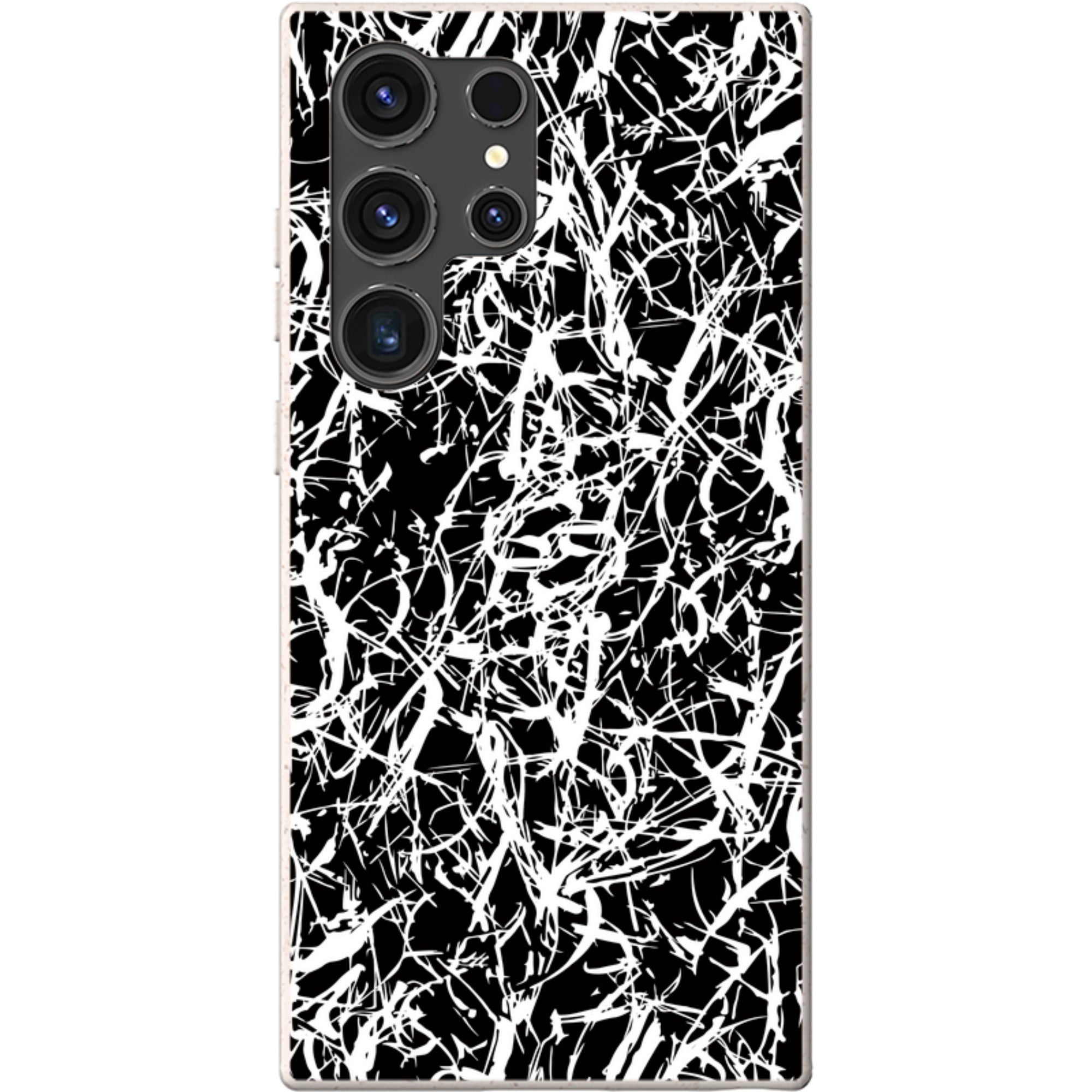 Black-White Grunge — Samsung Galaxy Bio-degradable Case — Finnaij
