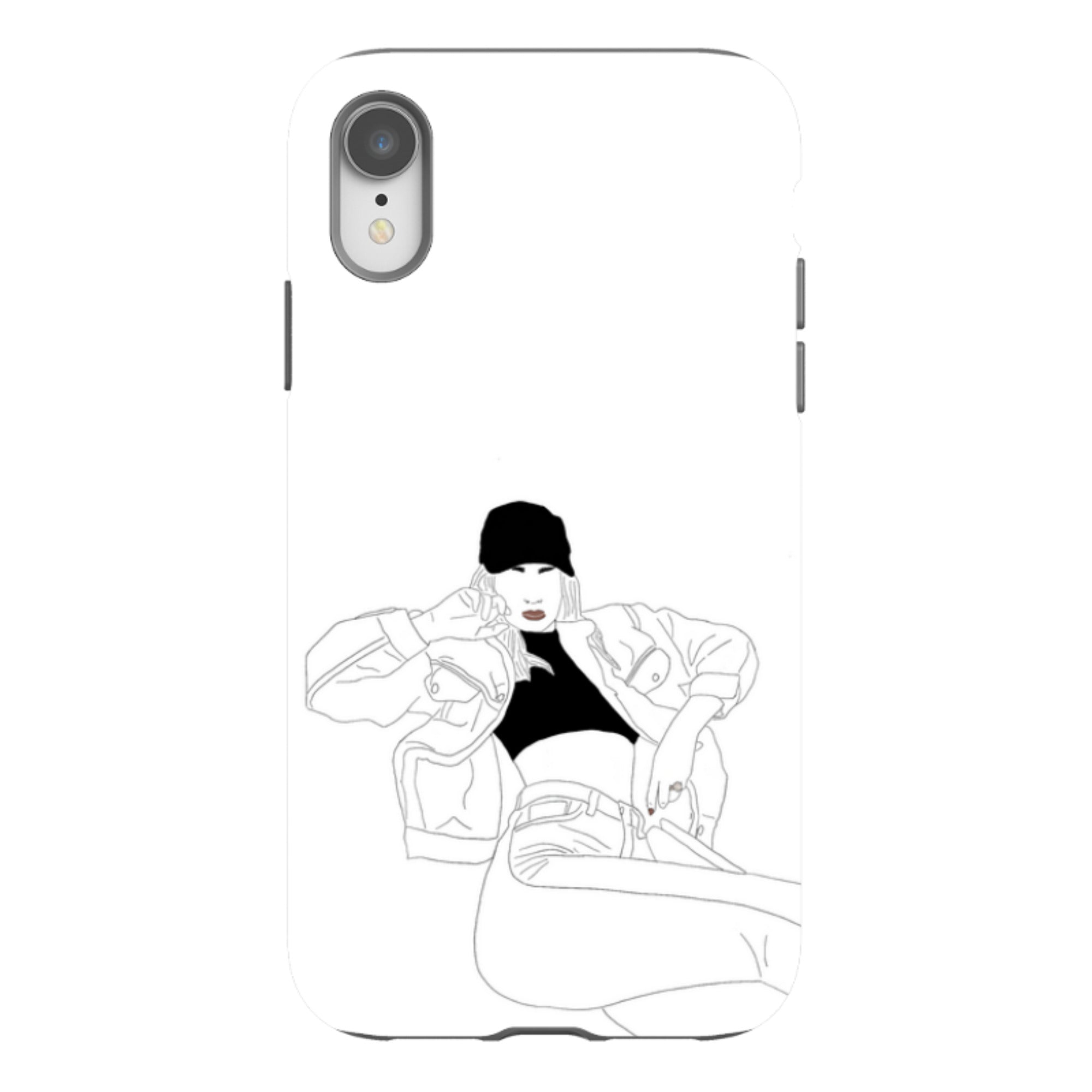 Black Cap by Keagan Haight - iPhone Tough Case
