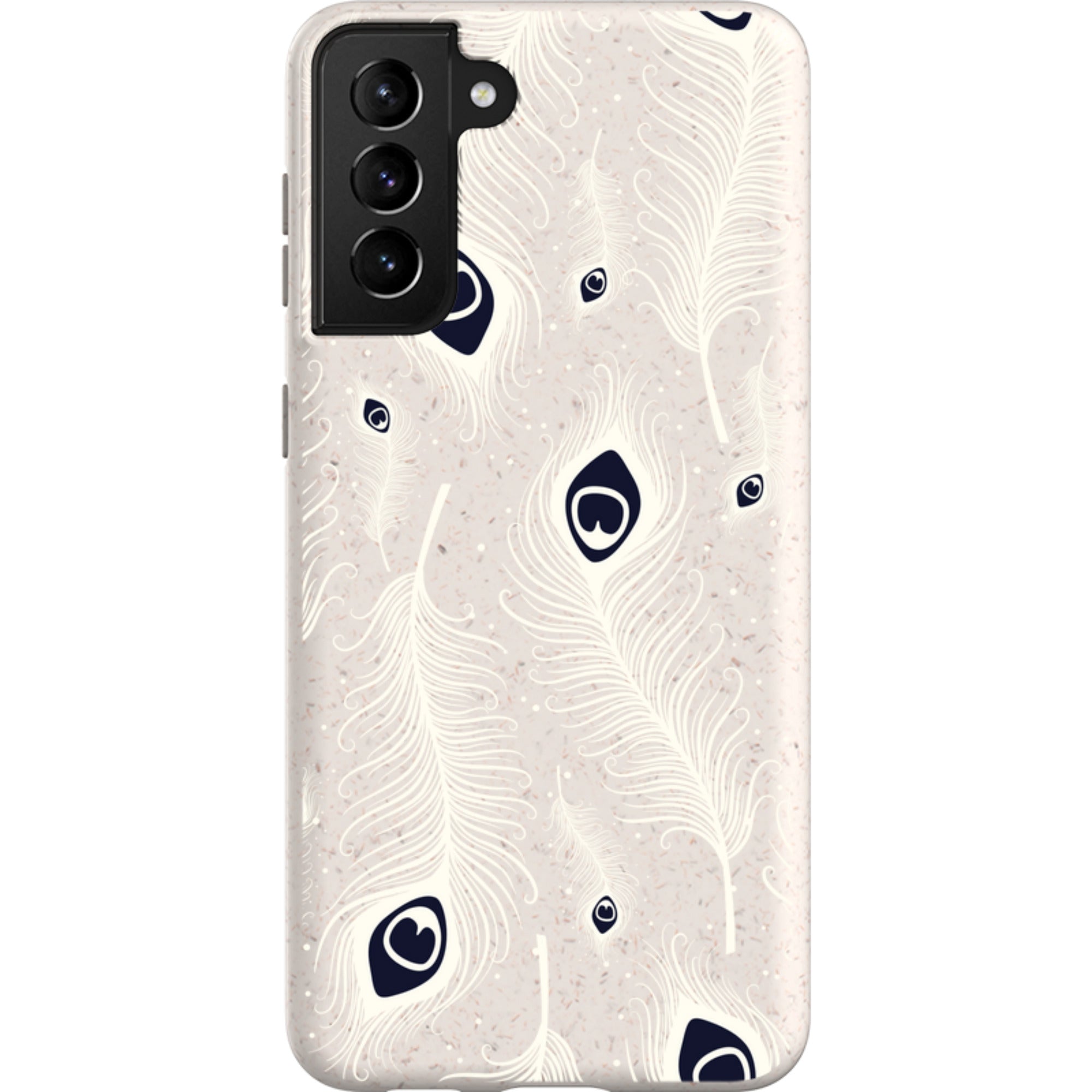 Feathers in Bloom Natural — Samsung Galaxy Bio-degradable Case — Finnaij