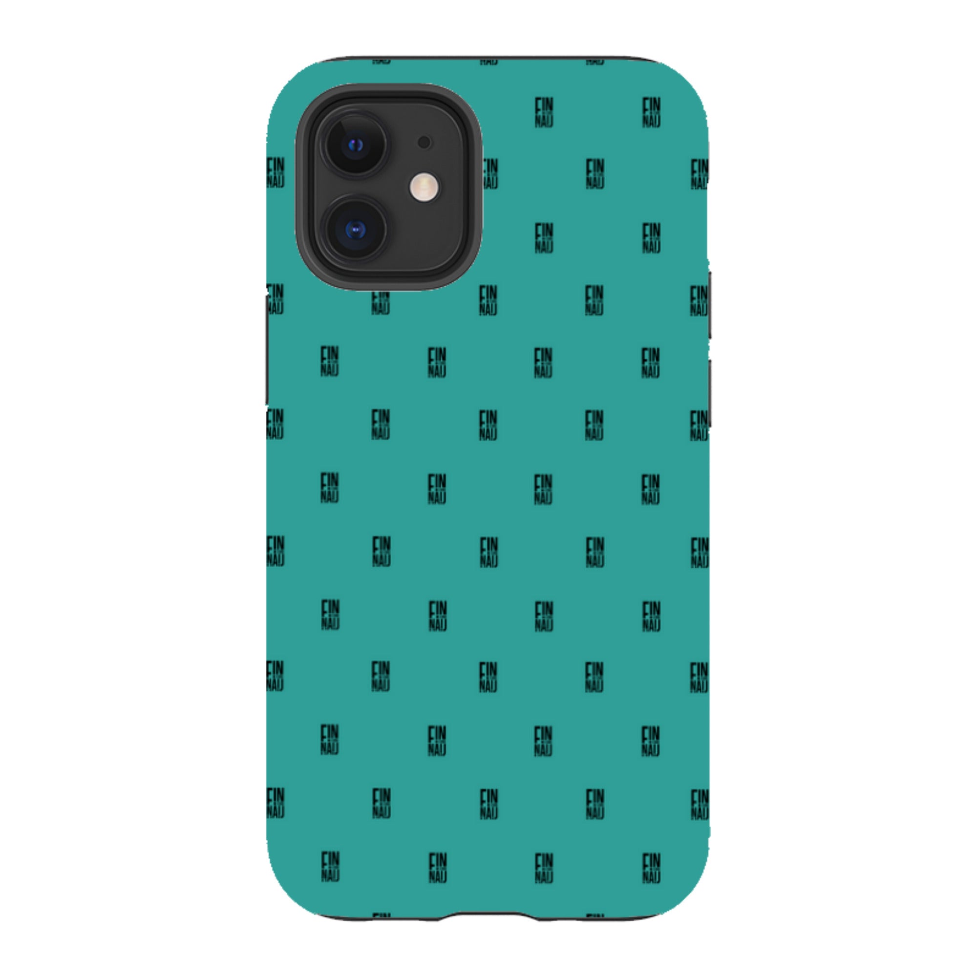 Monogram Teal - iPhone Tough Case