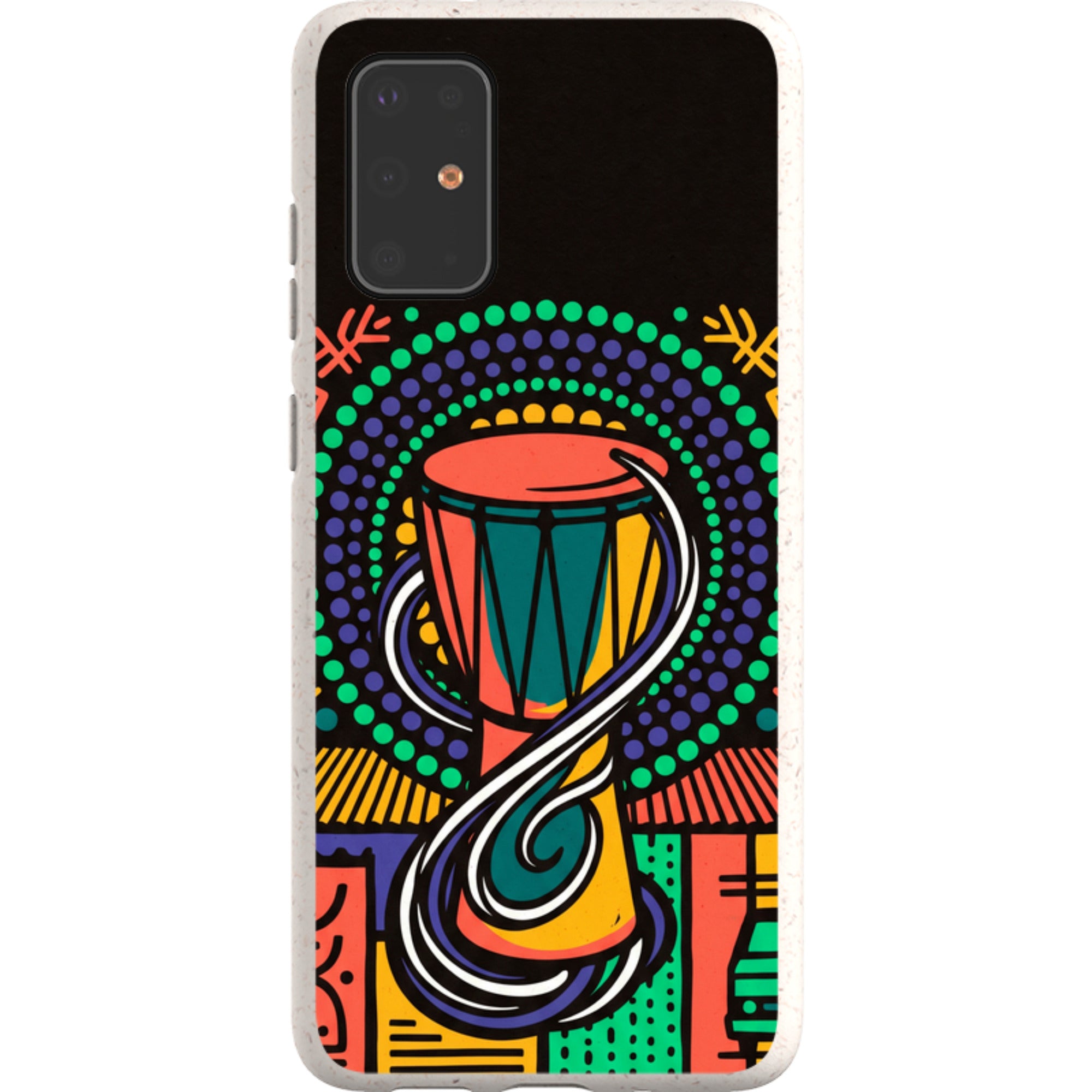 Talking Drum Halo by Ada Okoye — Galaxy Bio-degradable Case for Samsung Galaxy — Finnaij