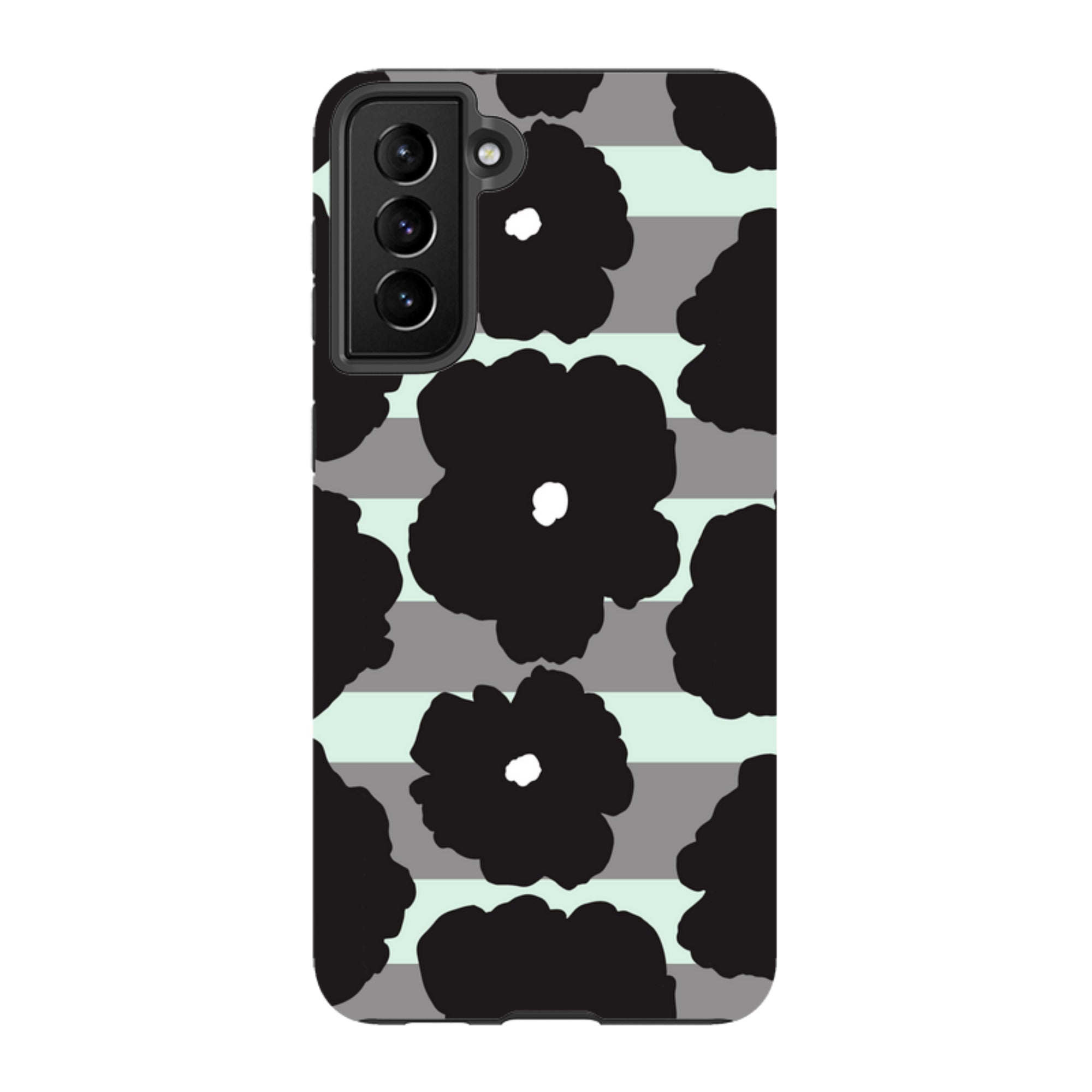Bold Floral Black — Samsung Galaxy Tough Case — Finnaij