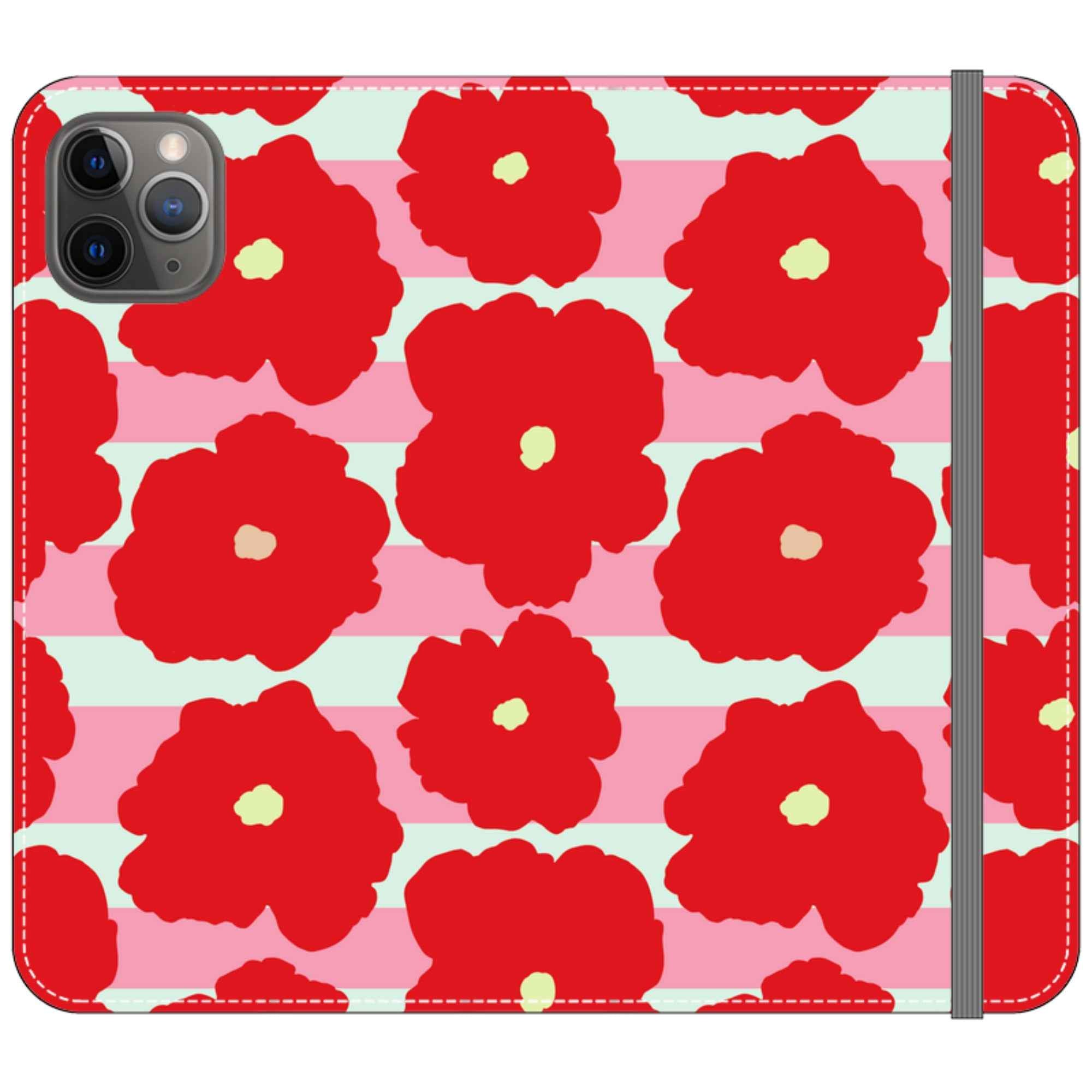 Bold Floral — iPhone 11 Pro Max Wallet Case — Finnaij