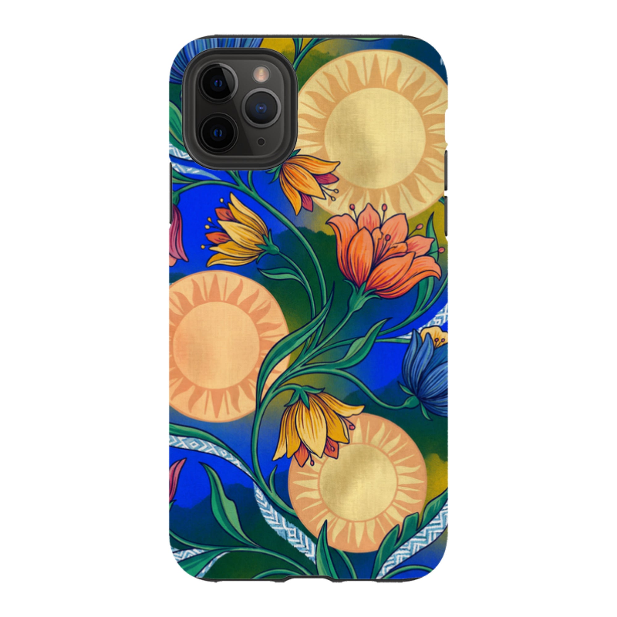 Midnight Sun Garden by Aino Kallio - iPhone Tough Case