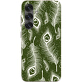 Feathers in Bloom Army Green — Samsung Galaxy Bio-degradable Case — Finnaij