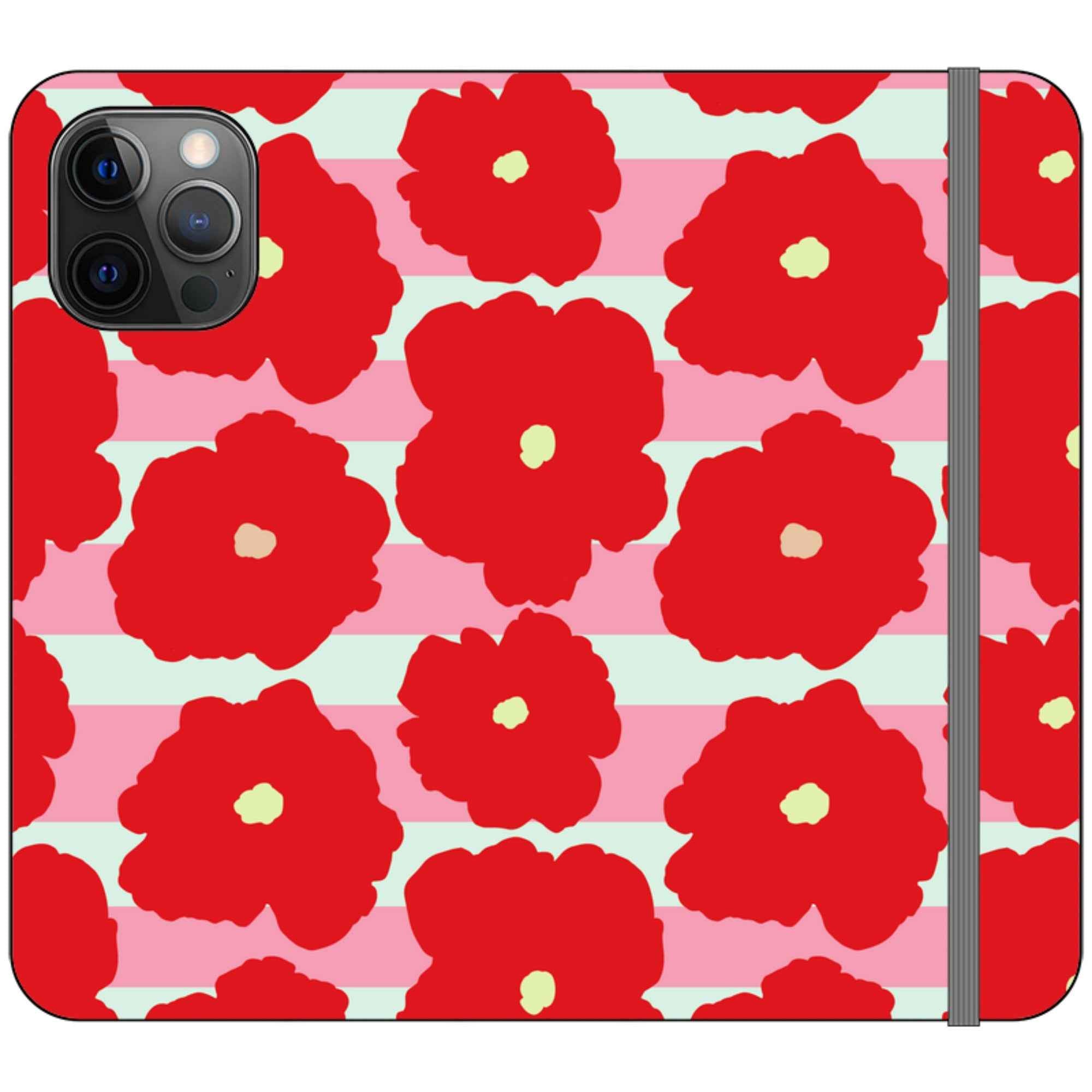 Bold Floral — iPhone 12 Pro Max Wallet Case — Finnaij