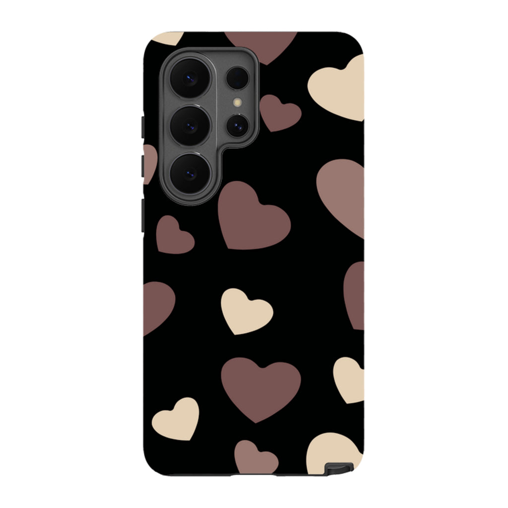White & Black Hearts Tough Case for Samsung Galaxy — Finnaij