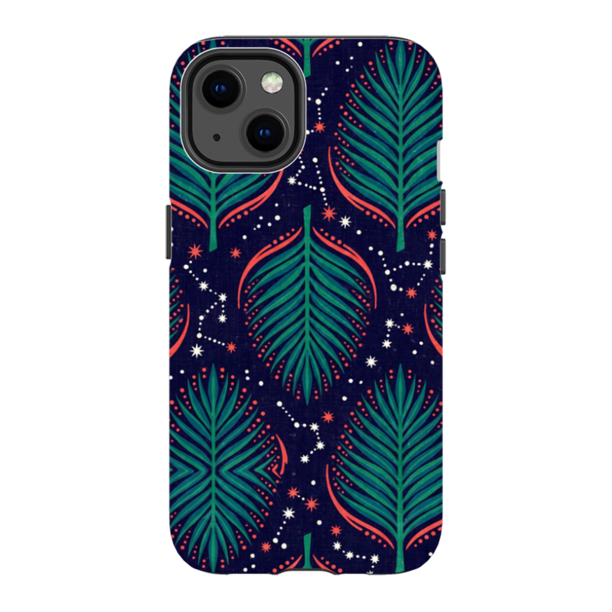 Palm Frond Constellations by Ada Okoye - iPhone Tough Case