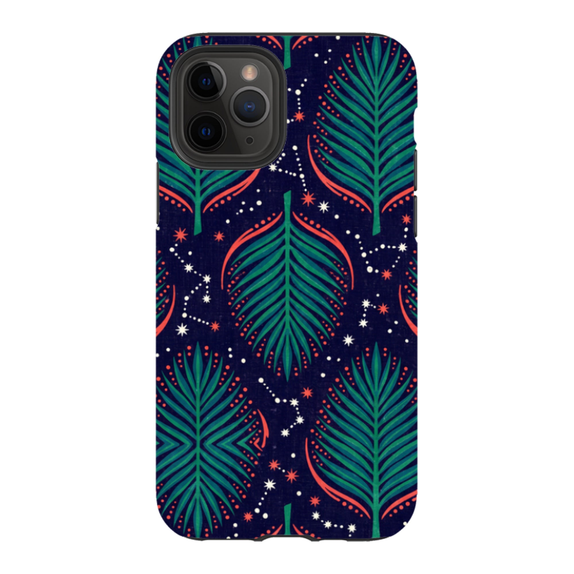 Palm Frond Constellations by Ada Okoye - iPhone Tough Case