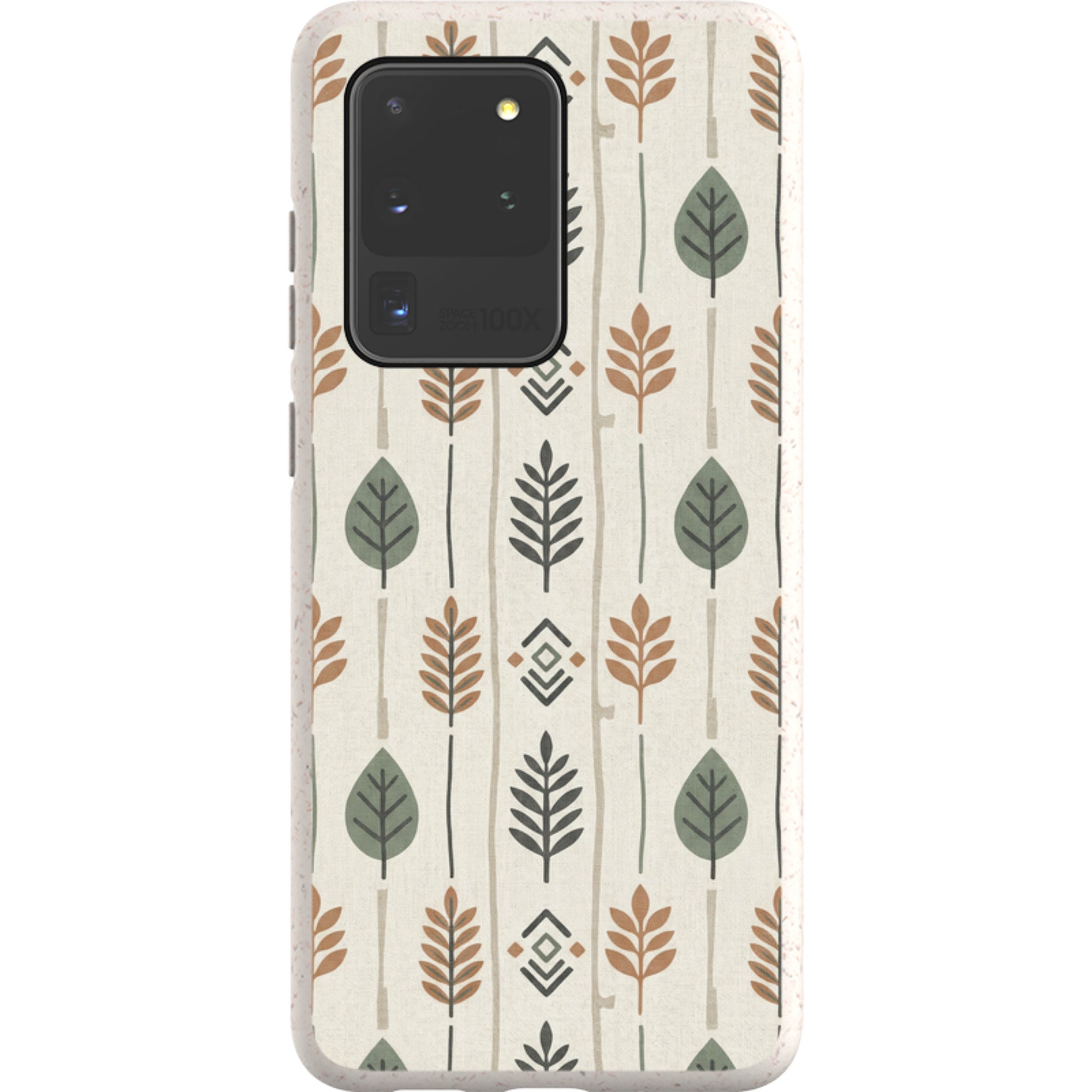 Birch and Linen Pattern by Elsi Vaarala — Samsung Galaxy Bio-degradable Case — Finnaij