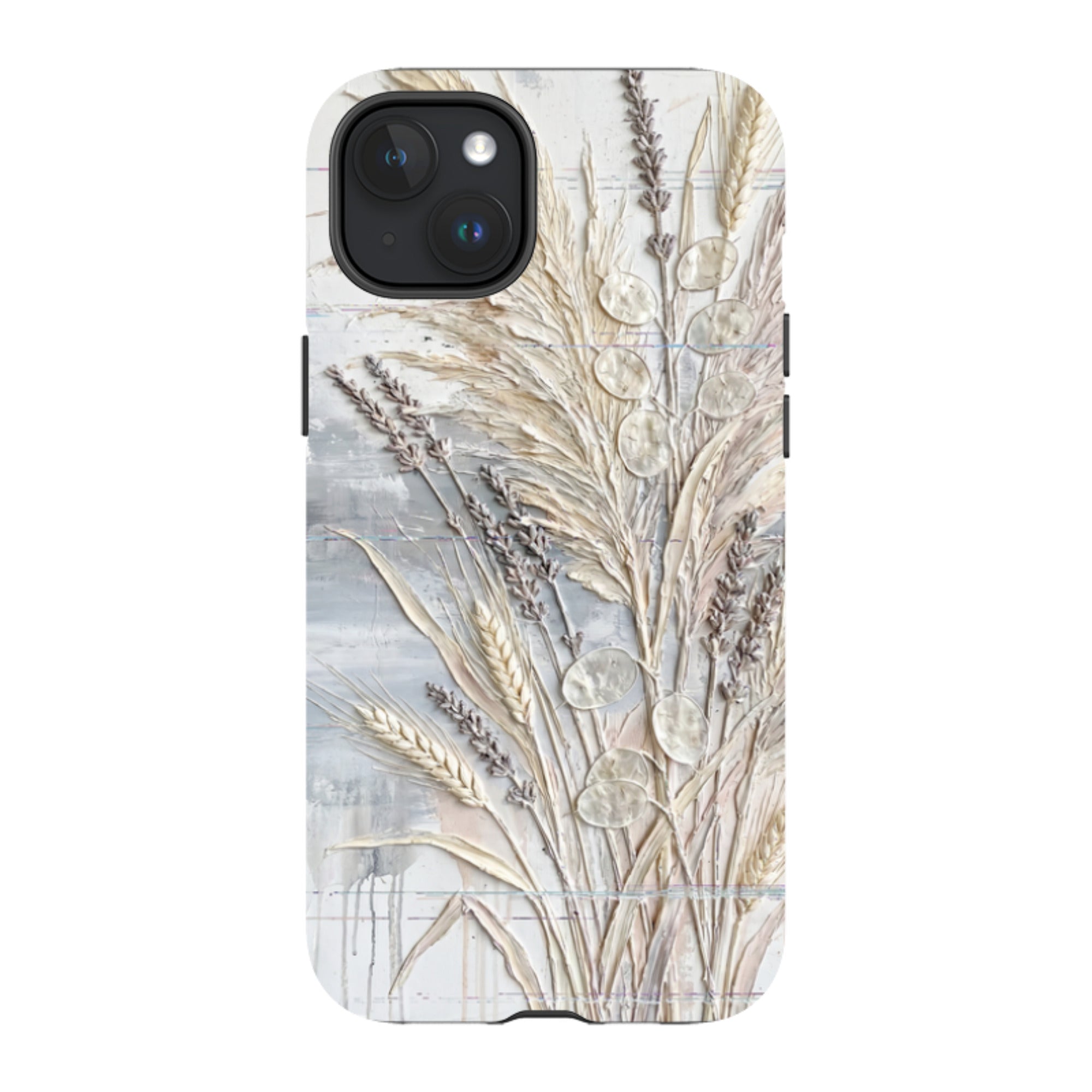 Dried Flowers and Grasses by Frida Lövström — iPhone 15 Plus Magsafe Tough Case — Finnaij
