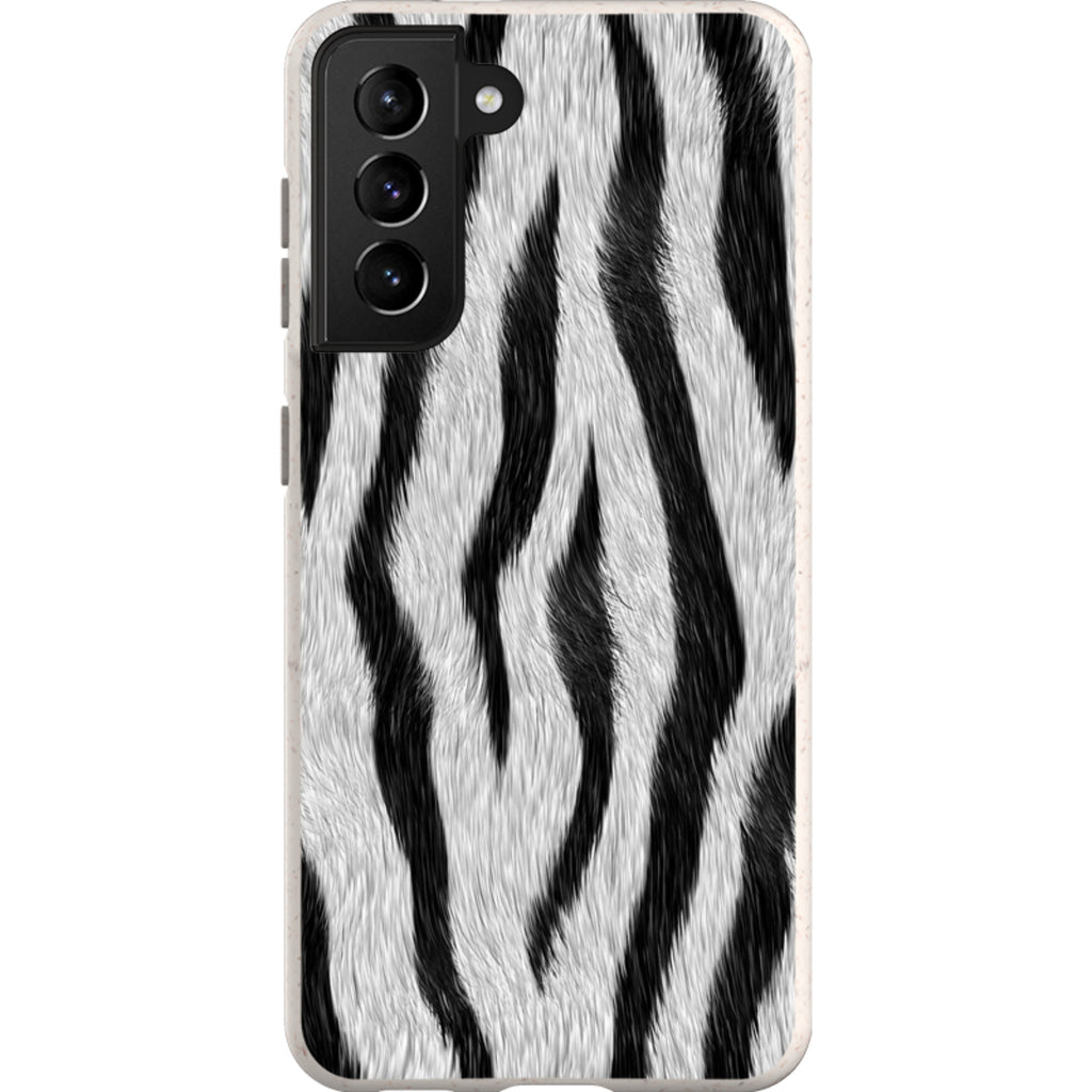 Zebra Groove — S21 Samsung Galaxy Bio-degradable Case — Finnaij