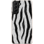 Zebra Groove — S21 Samsung Galaxy Bio-degradable Case — Finnaij