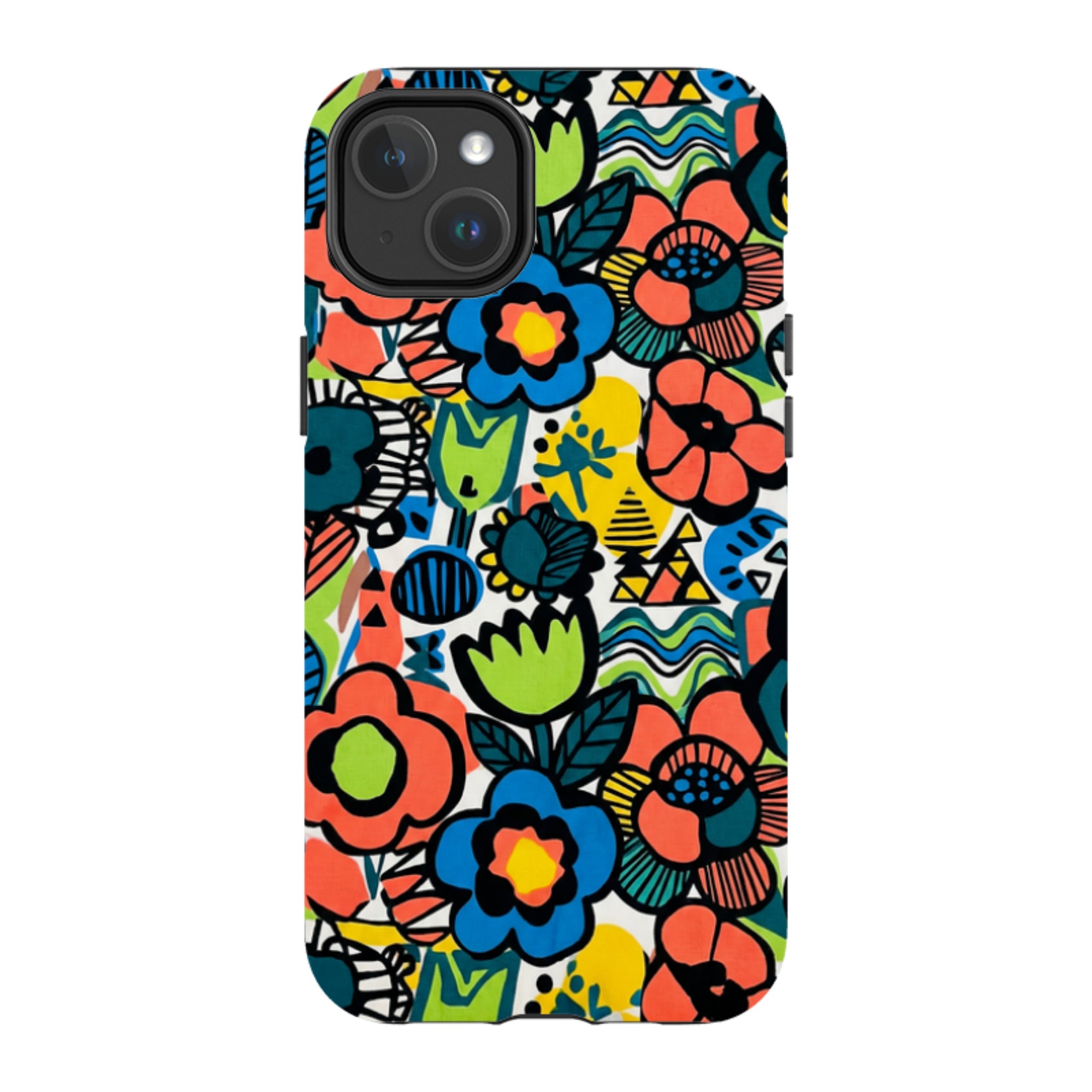 Floral Street Nordic by Salla Niemi — iPhone 14 Plus Magsafe Tough Case — Finnaij