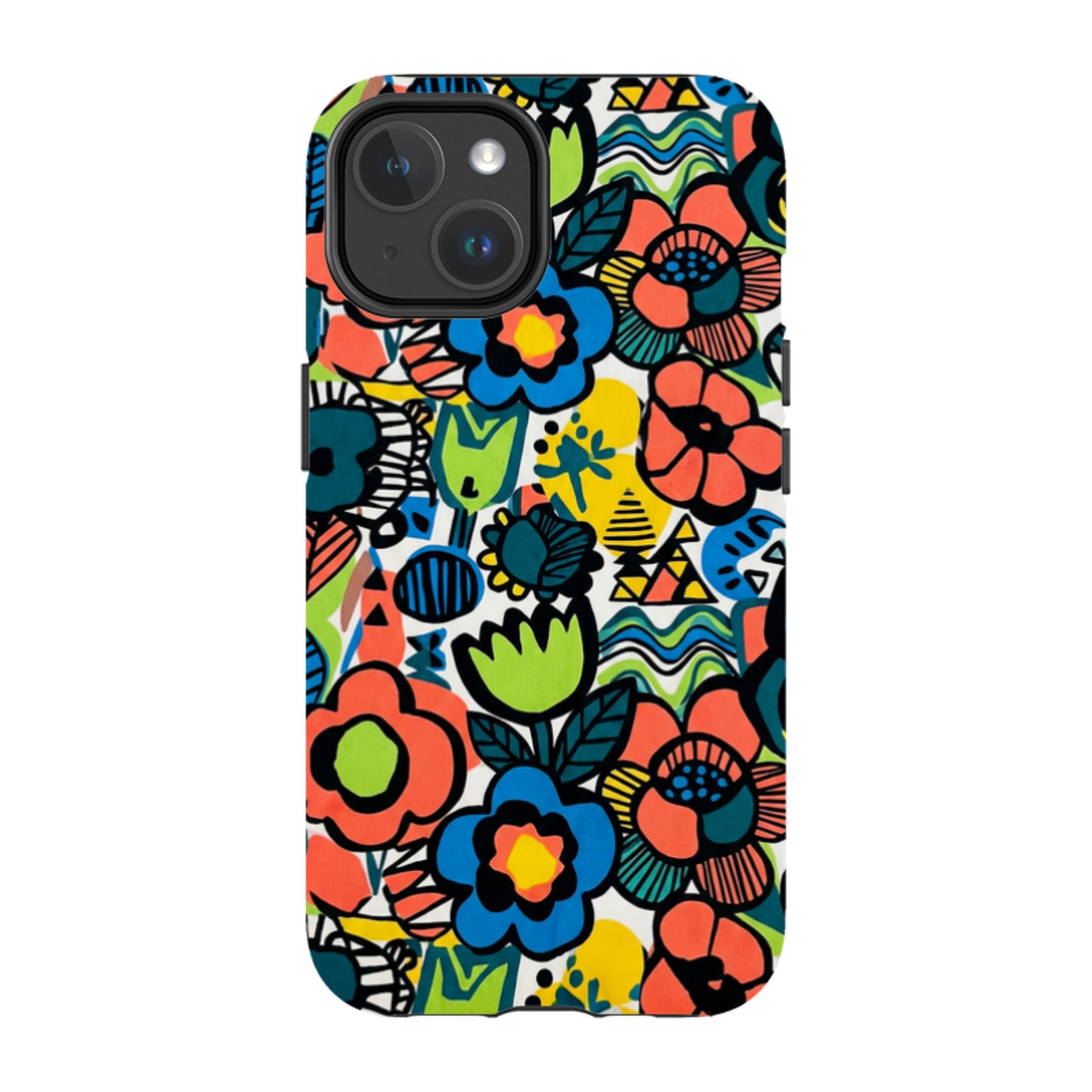 Floral Street Nordic by Salla Niemi — iPhone 14 Magsafe Tough Case — Finnaij