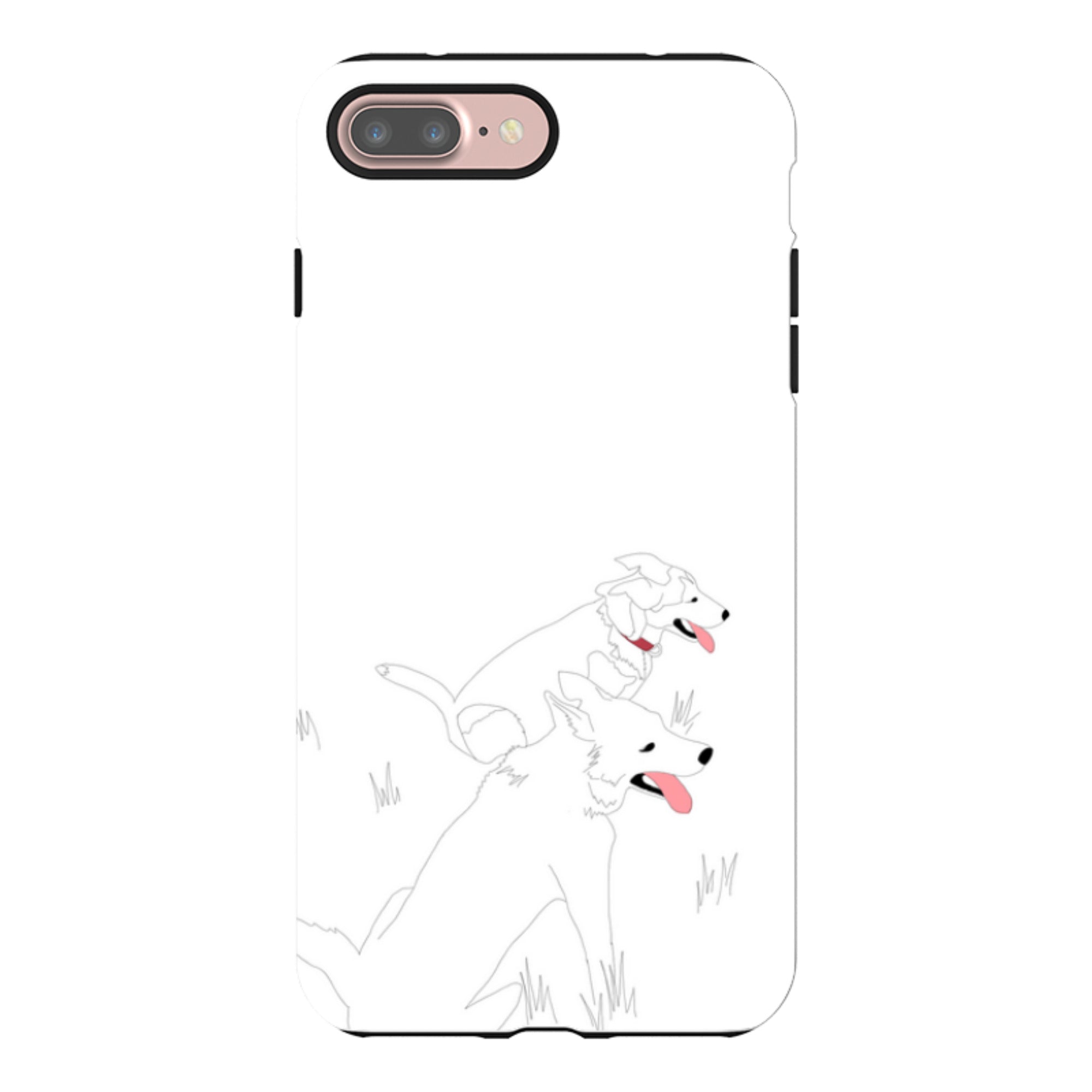 Sunny and Kit Kat by Keagan Haight - iPhone Tough Case