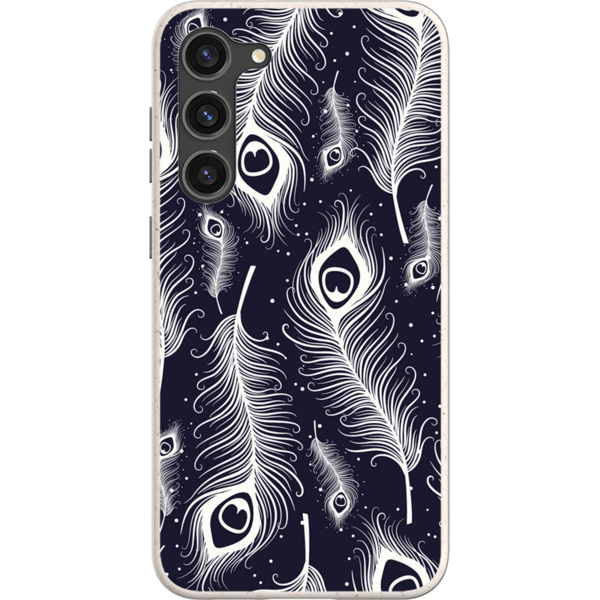 Feathers in Bloom — Samsung Galaxy Bio-degradable Case — Finnaij