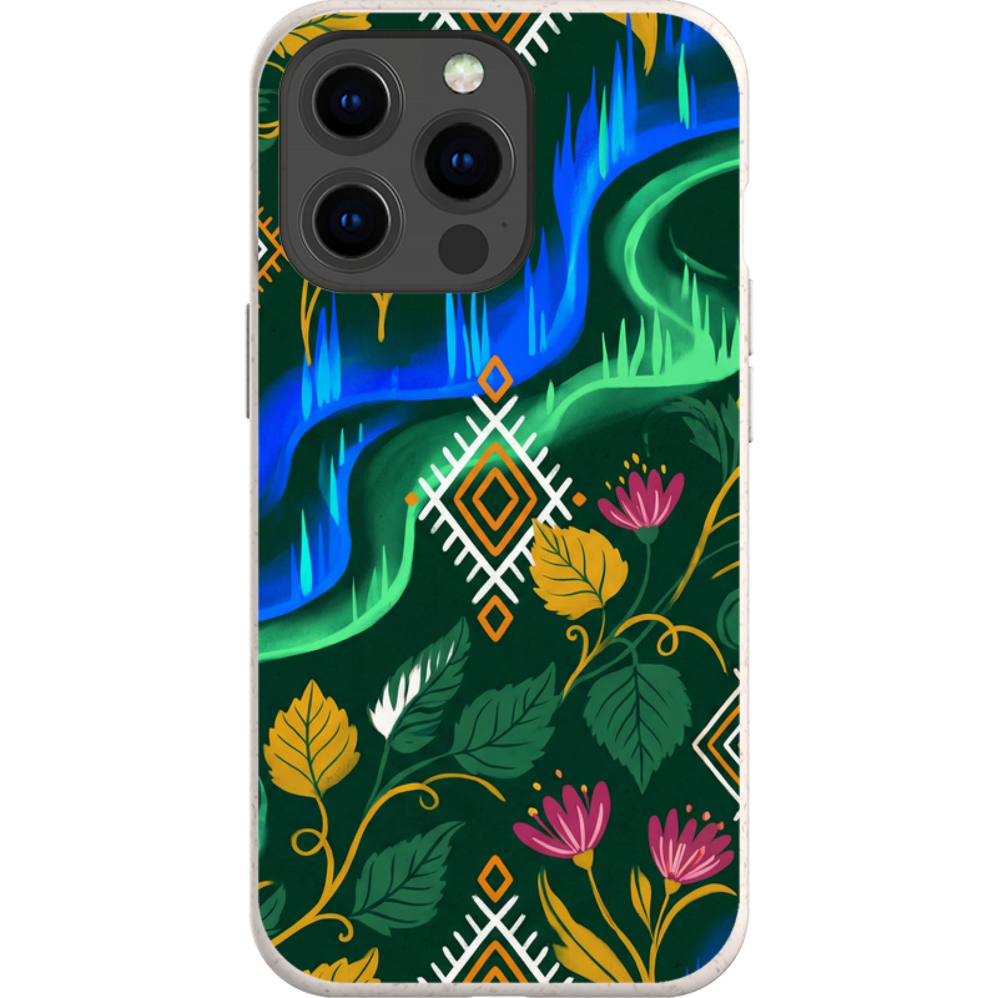 Aurora Birch Bloom by Aino Kallio — iPhone 13 Pro iPhone Bio-degradable Case — Finnaij