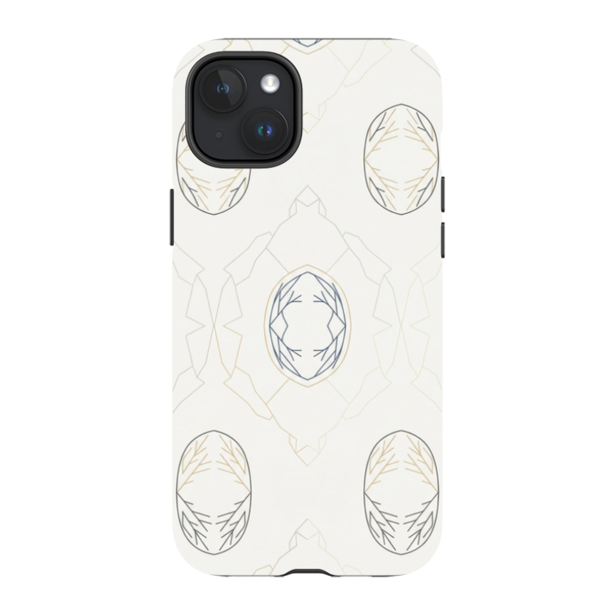 Frozen Lake Silence by Elsi Vaarala — iPhone 15 Plus Magsafe Tough Case — Finnaij
