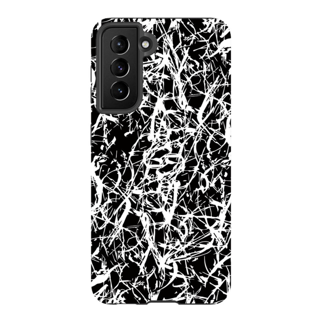 Black-White Grunge — S21 Tough Case — Finnaij