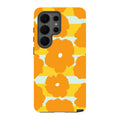 Bold Floral Orange Tough Case for Samsung Galaxy — Finnaij