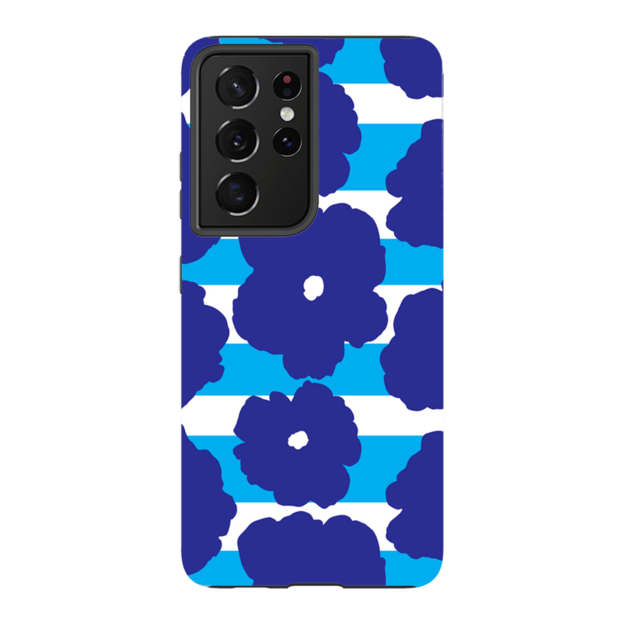 Bold Floral Blue — Samsung Galaxy Tough Case — Finnaij
